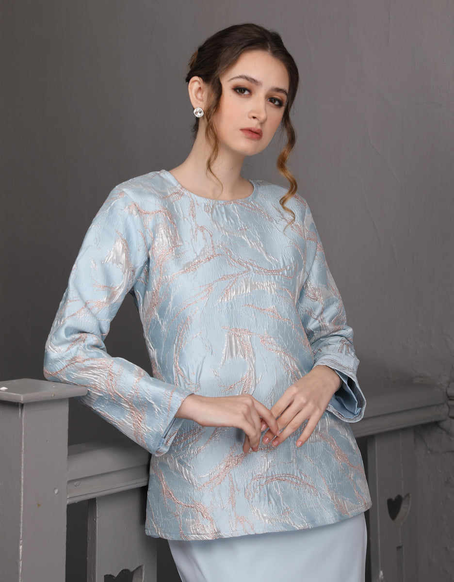 rurumu: 2019 pleats long sk 伺う baby blue