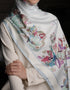 ZAYLA PRINTED SHAWL (OFF WHITE)
