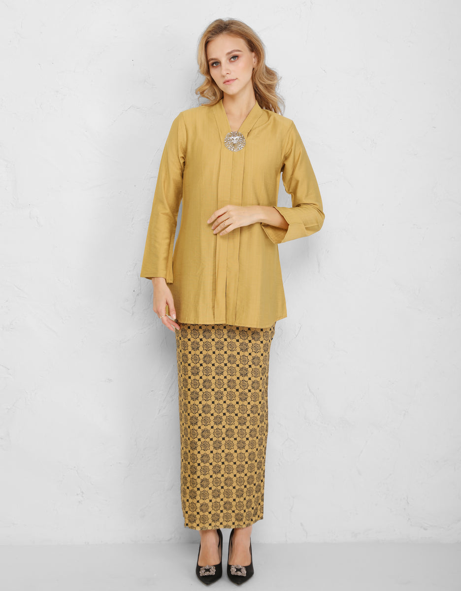 BAJU KEBAYA AADYA (GOLDEN ROD) – GIO FABRICS