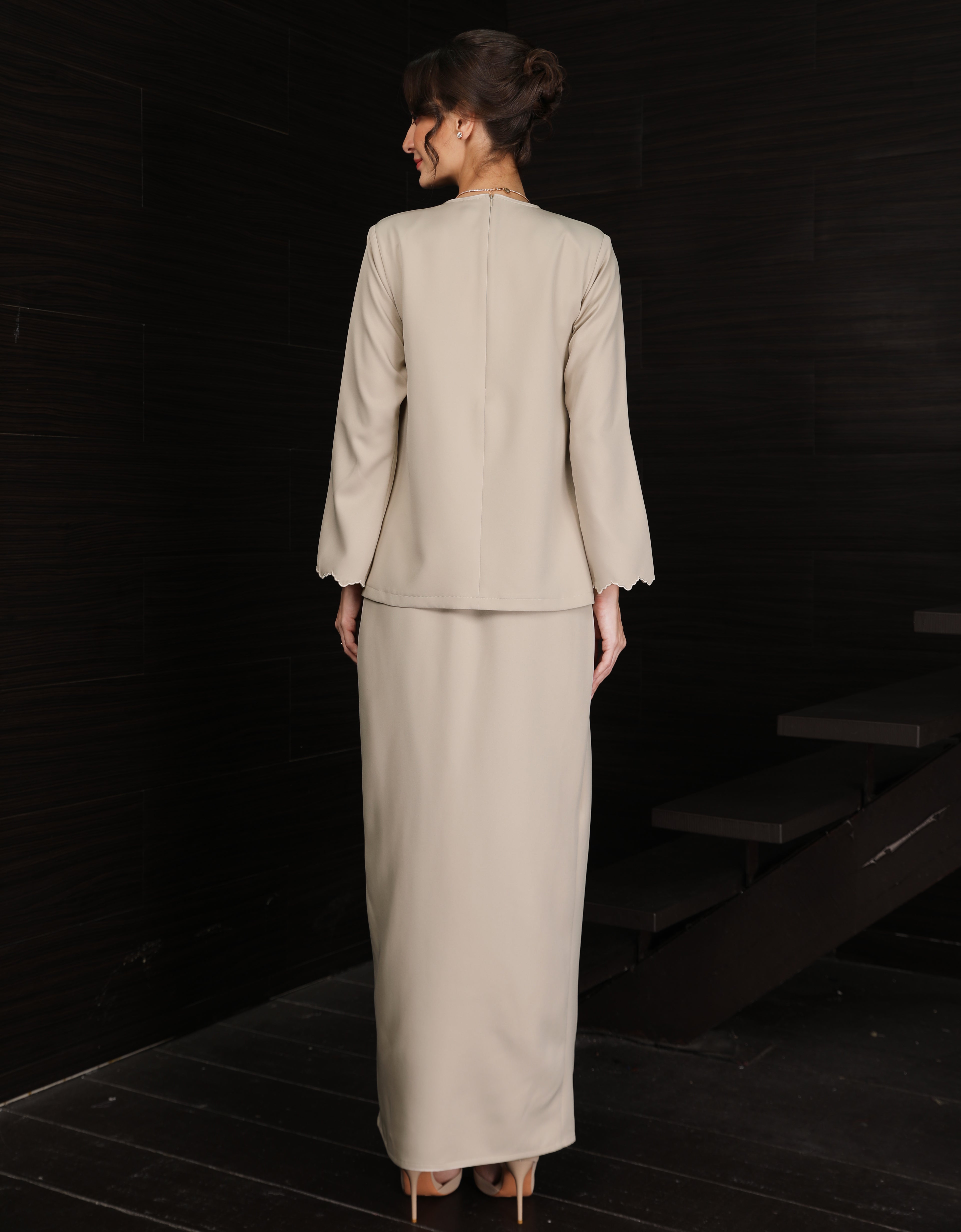 BAJU KURUNG KEDAH AGNES (NUDE)