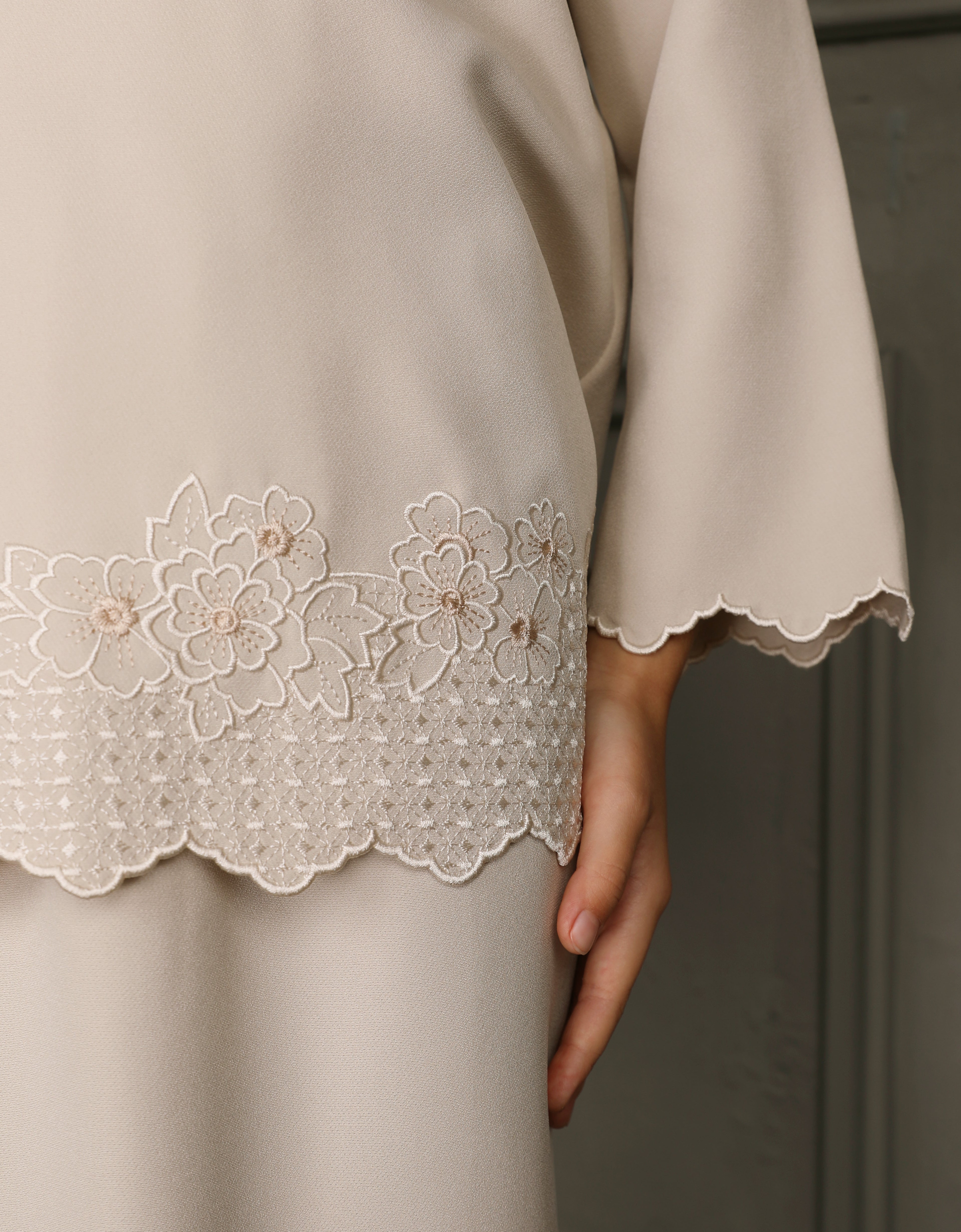 KIDS BAJU KURUNG KEDAH AGNES (NUDE)