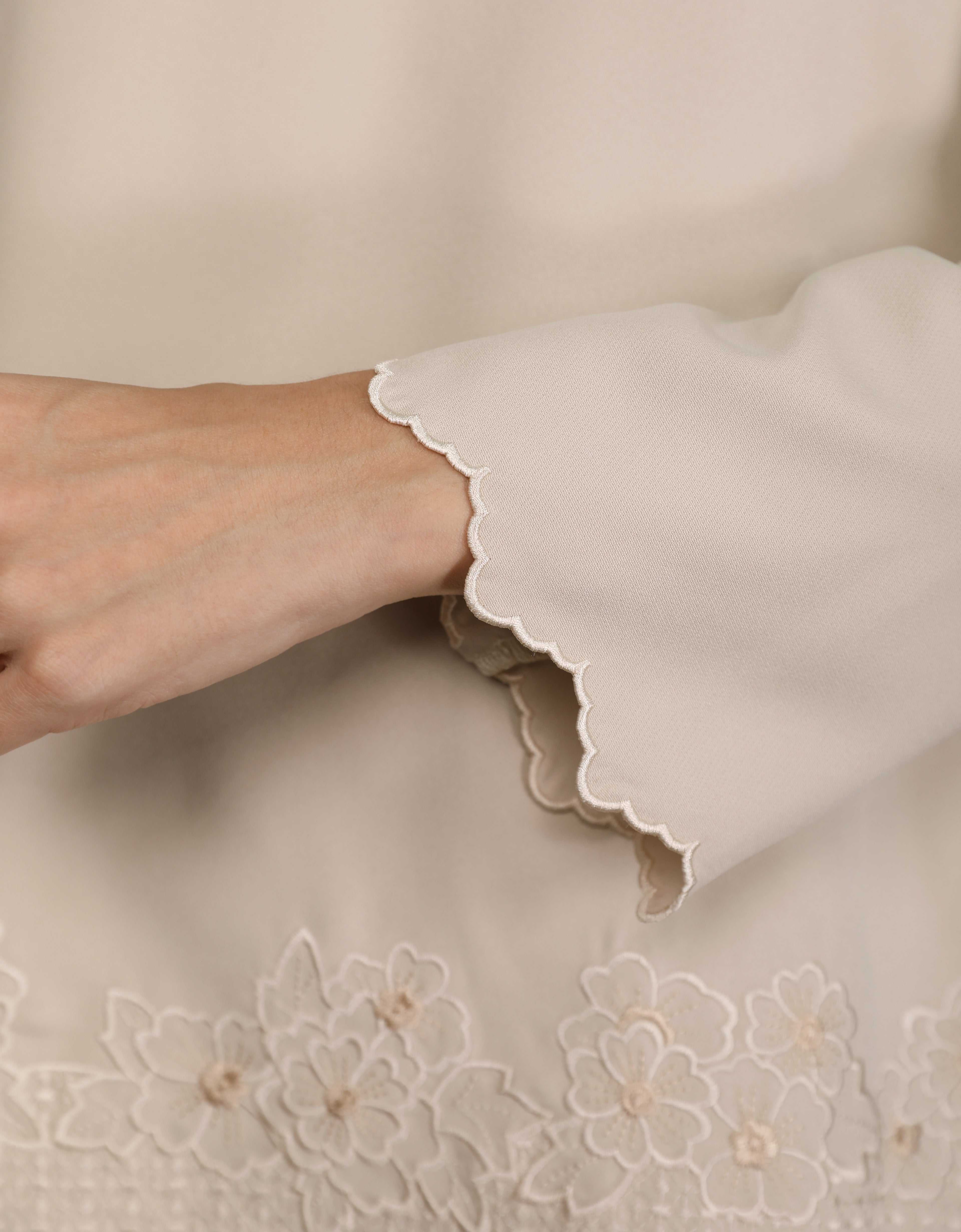 BAJU KURUNG KEDAH AGNES (NUDE)