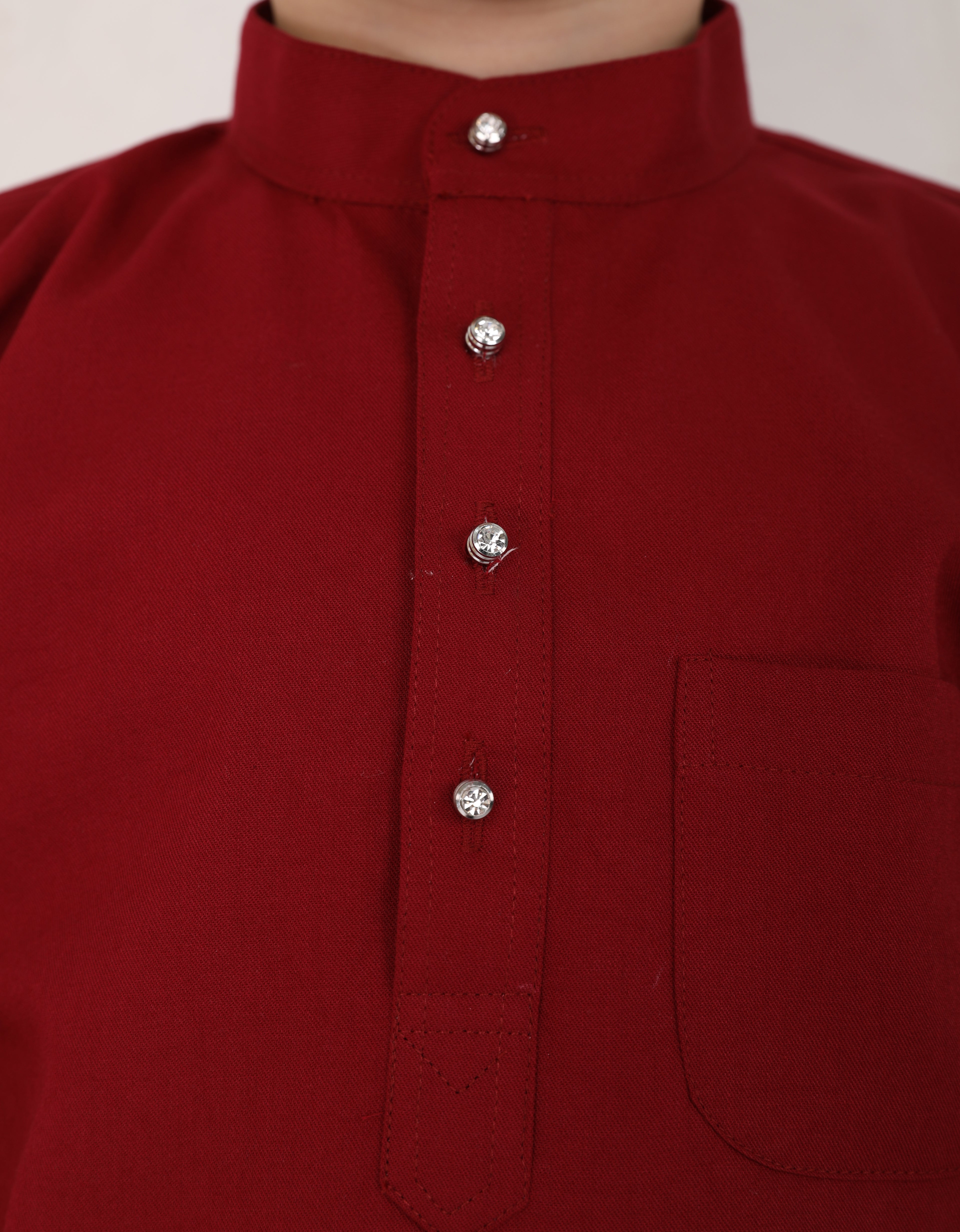 KIDS BAJU MELAYU AFWA (MAROON)