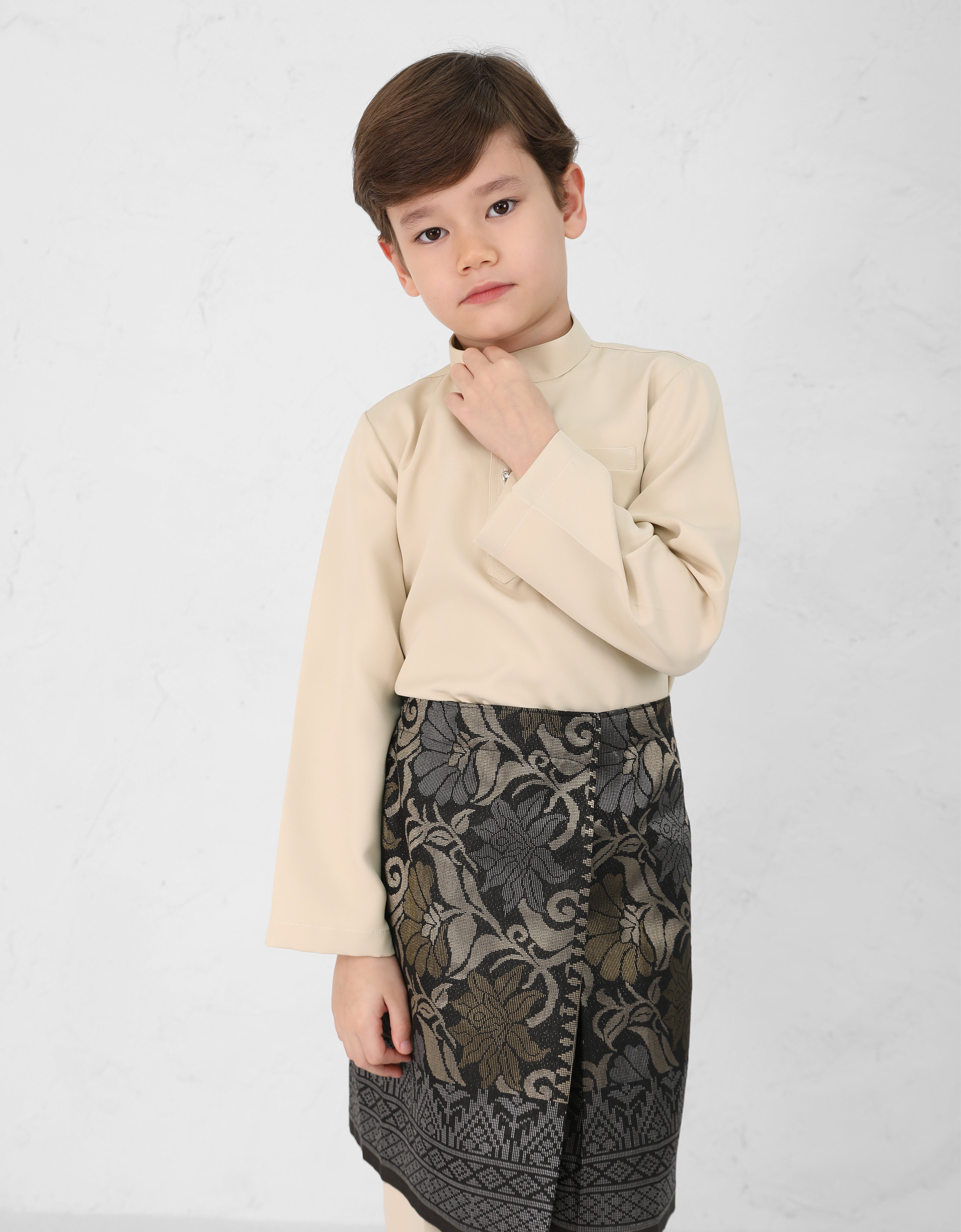 KIDS BAJU MELAYU AQSAD S/FIT (NUDE)
