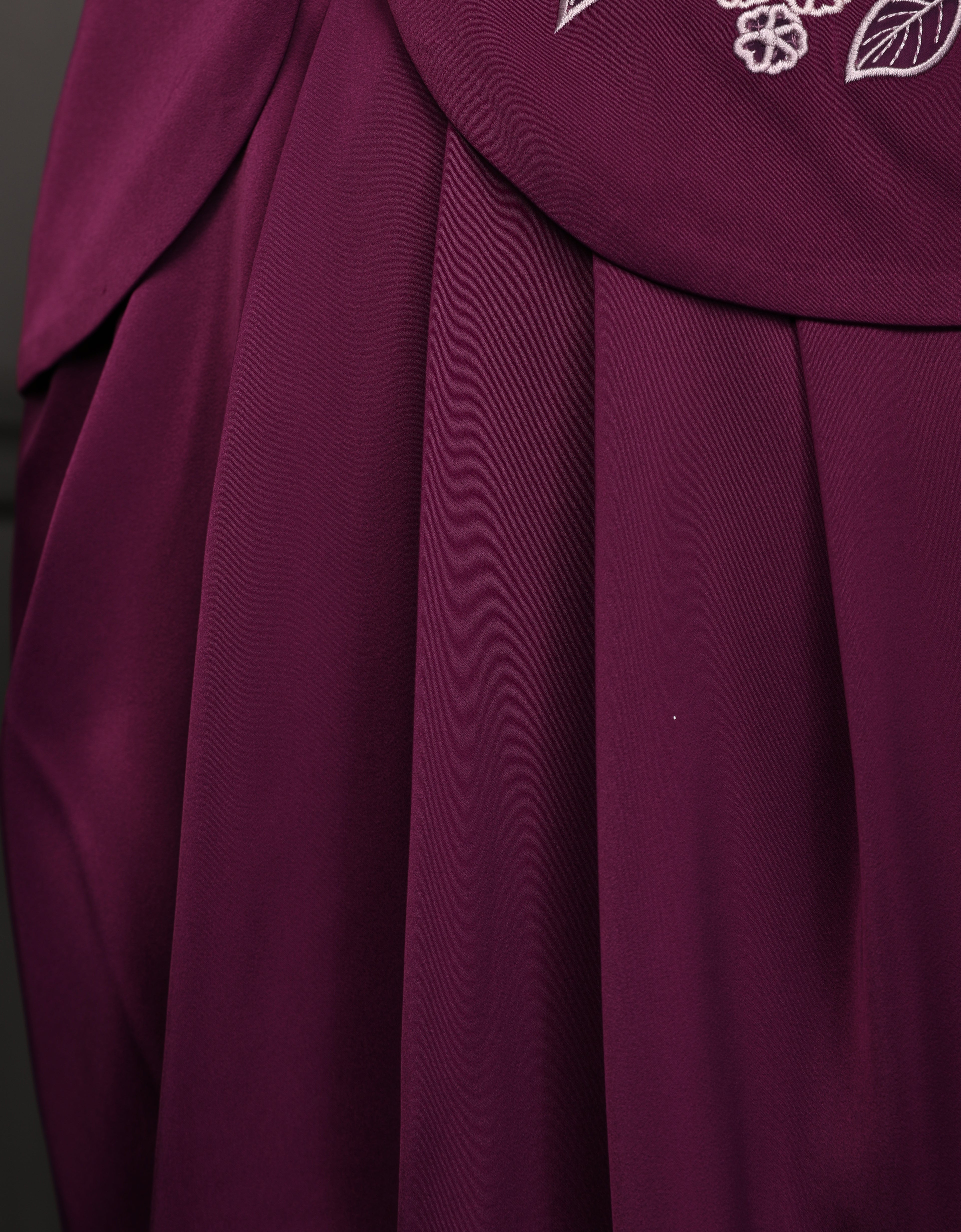 BAJU KURUNG MODEN ALIVIA (RICH PURPLE)