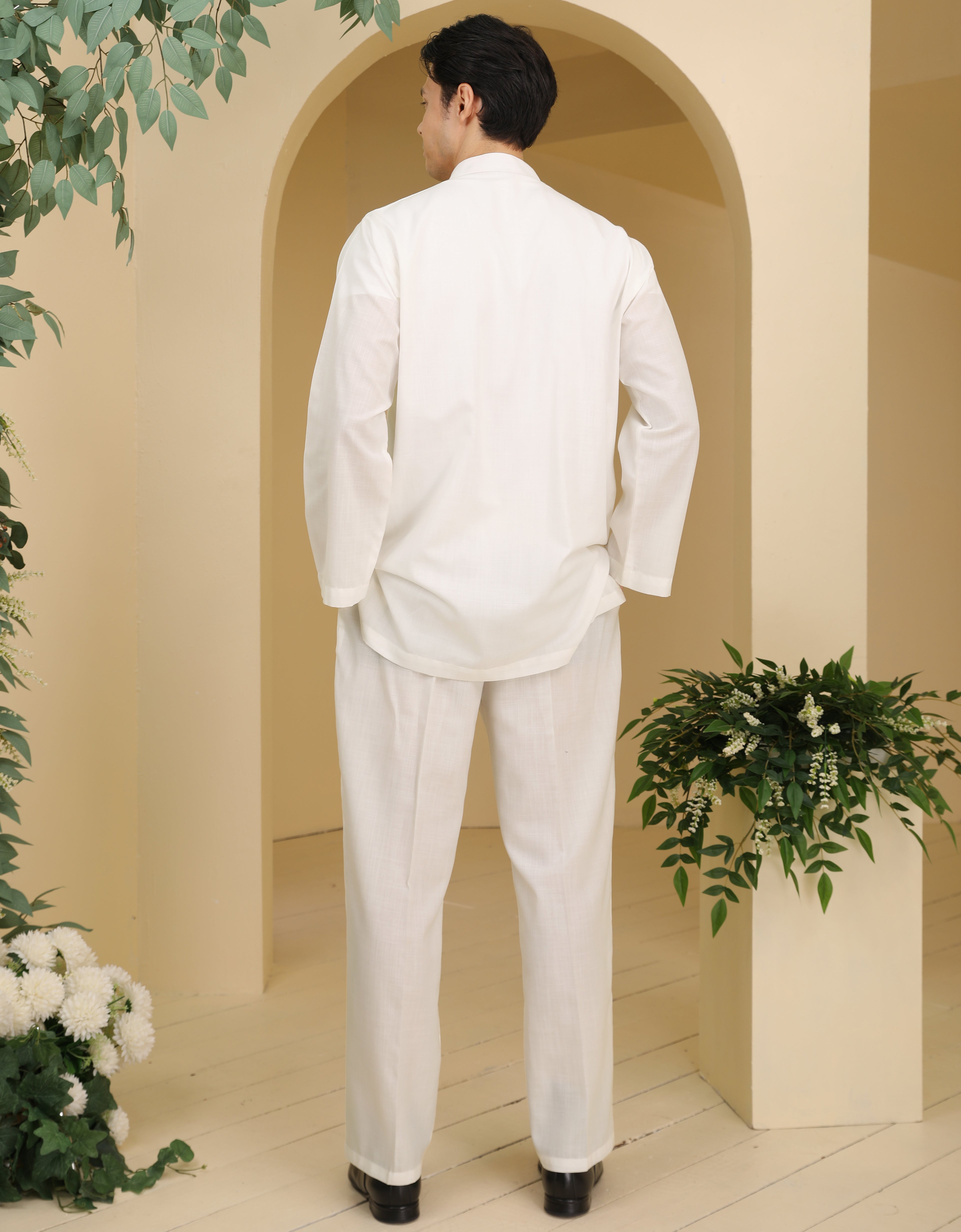 BAJU MELAYU ANDRE (OFF WHITE)