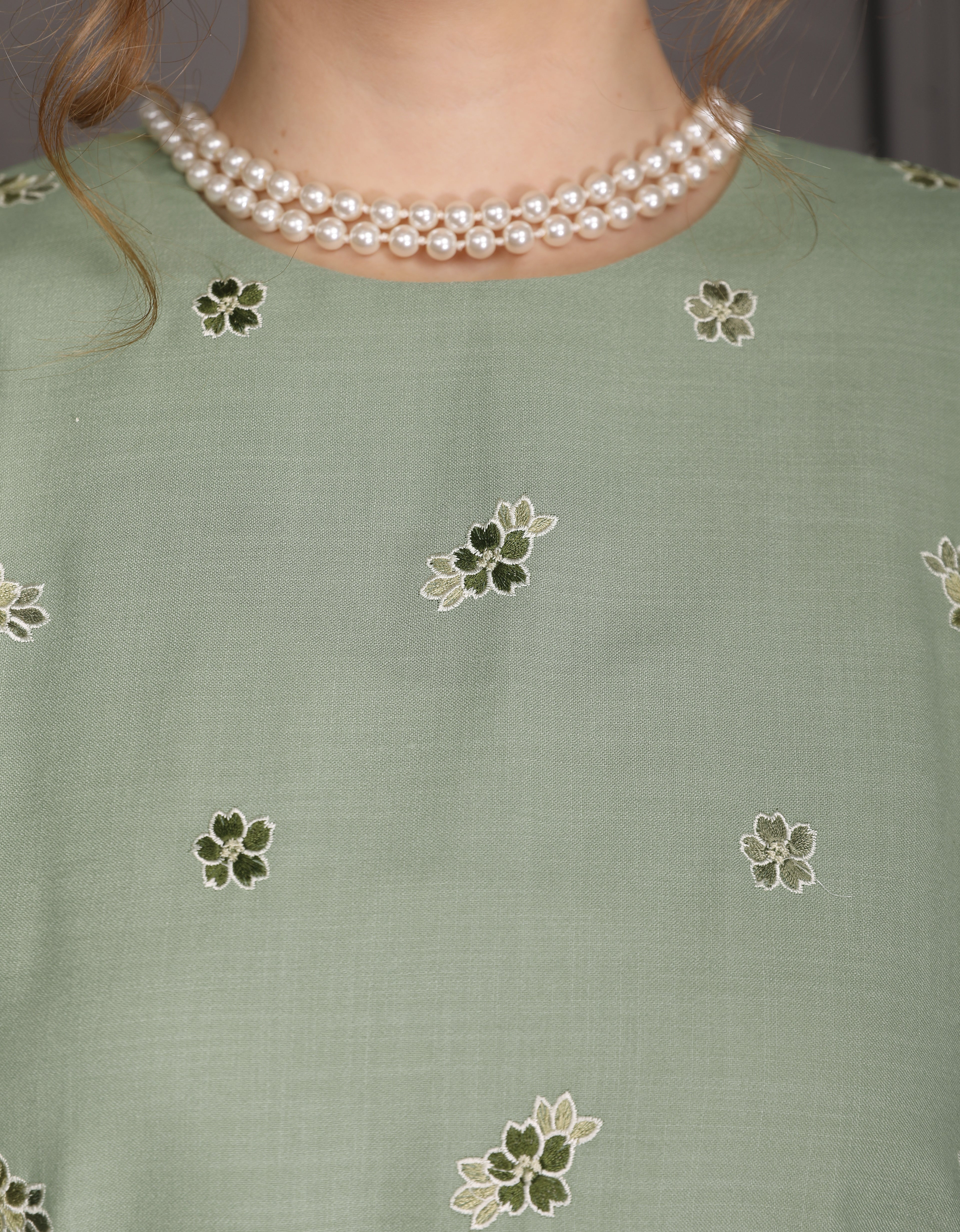 BAJU KURUNG KEDAH AVELINE (TENDRIL GREEN)