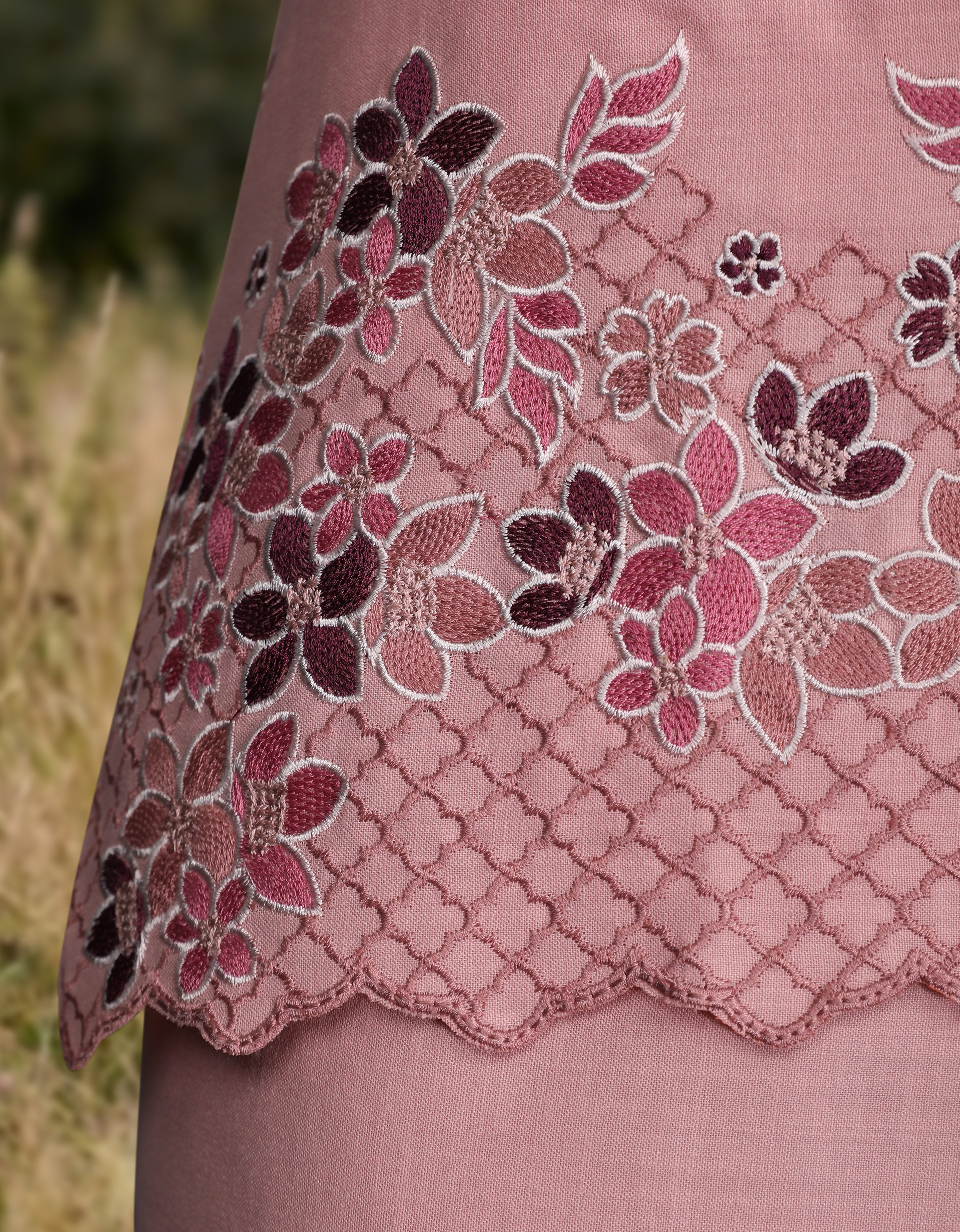 KIDS BAJU KURUNG KEDAH AVELINE (DUSTY PINK)