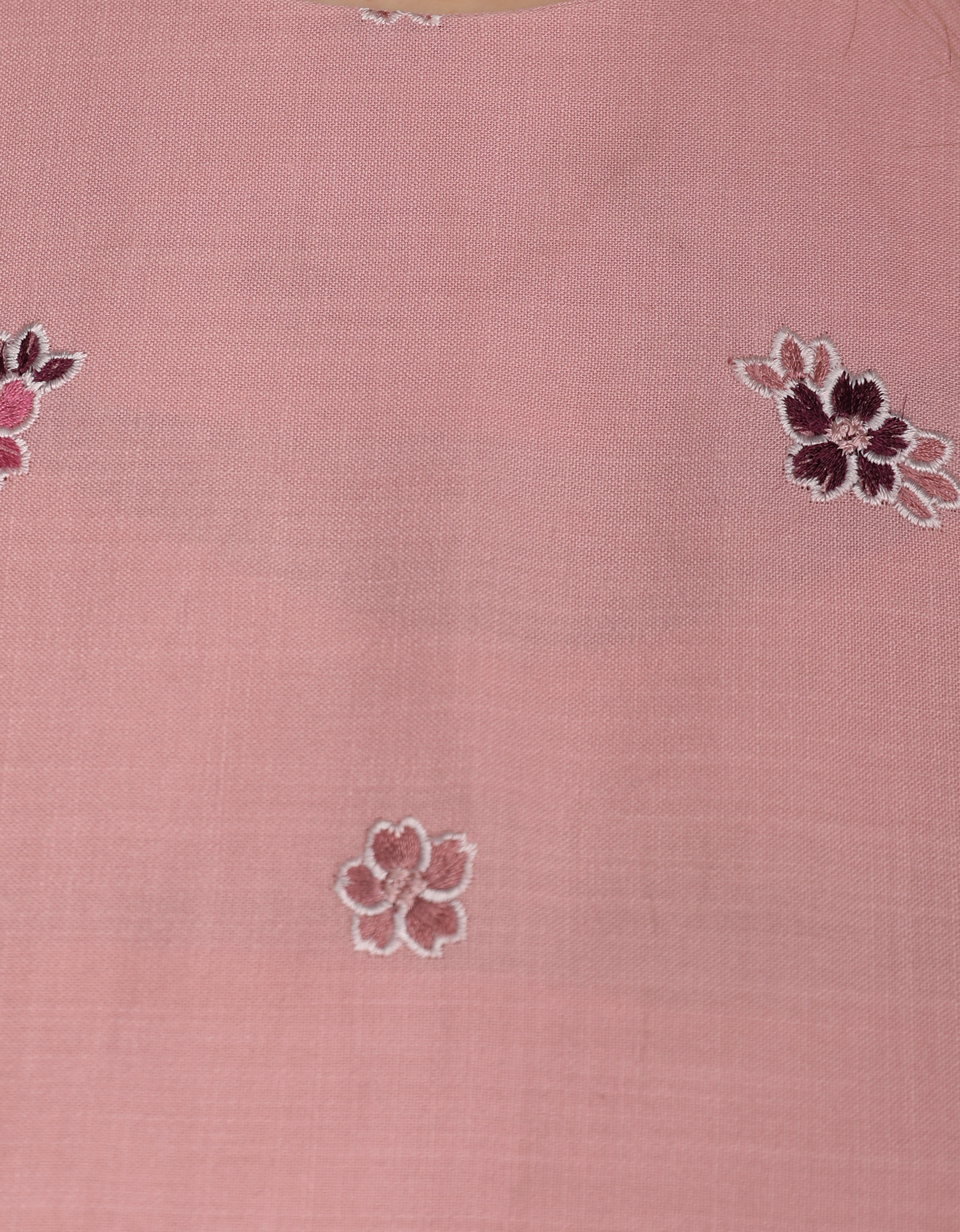 KIDS BAJU KURUNG KEDAH AVELINE (DUSTY PINK)