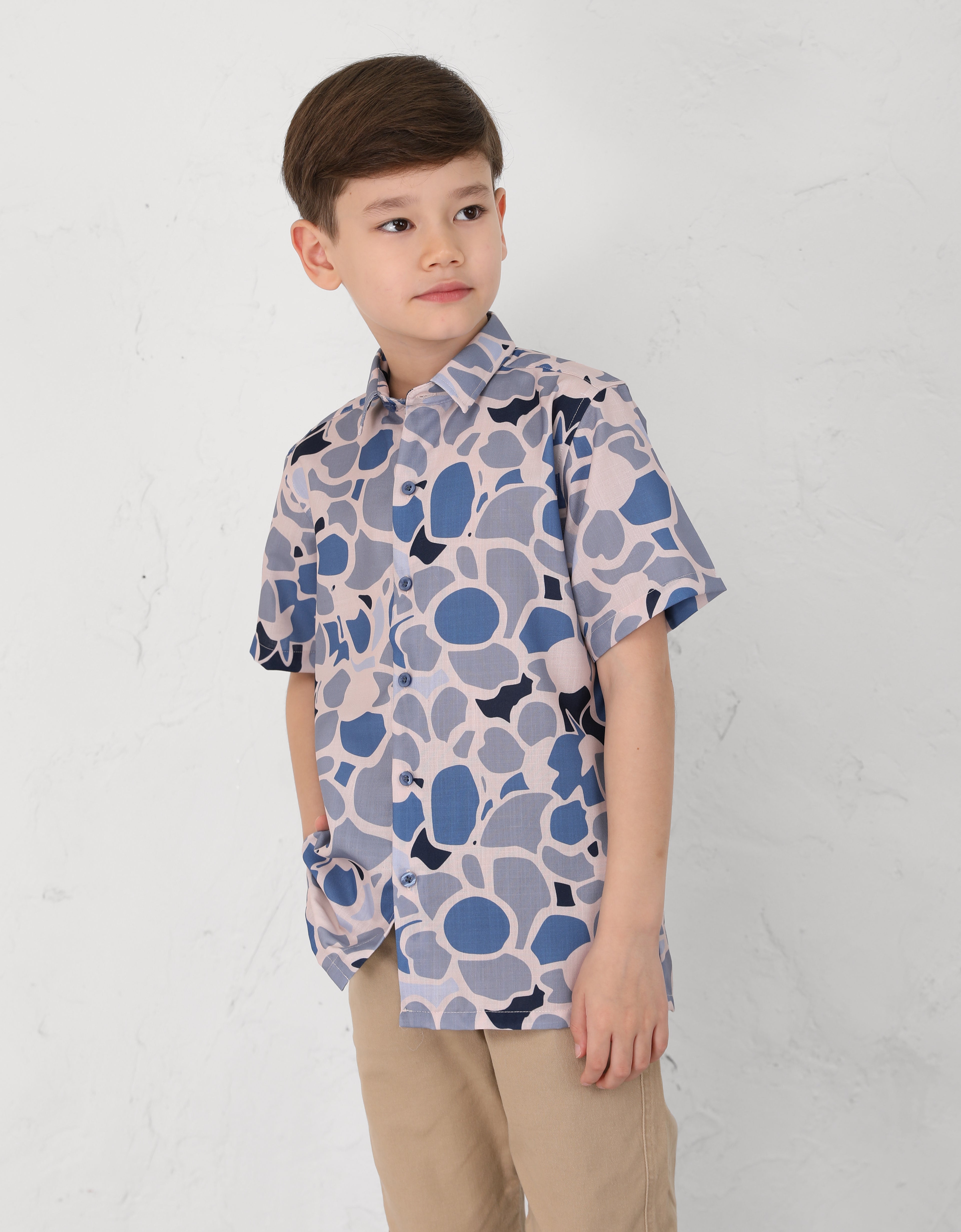 KIDS JUSTIN SHIRT (LAGOON)