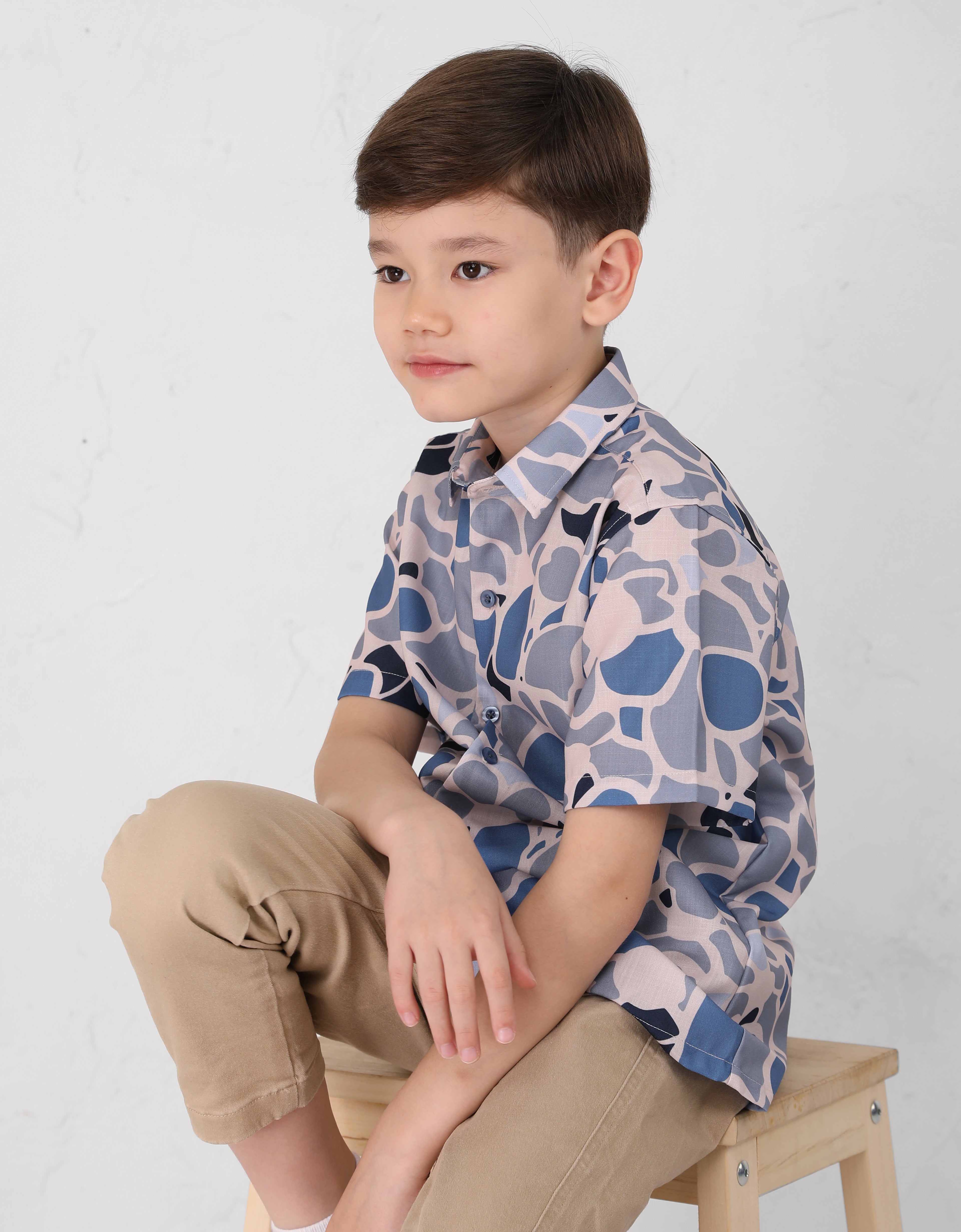 KIDS JUSTIN SHIRT (LAGOON)