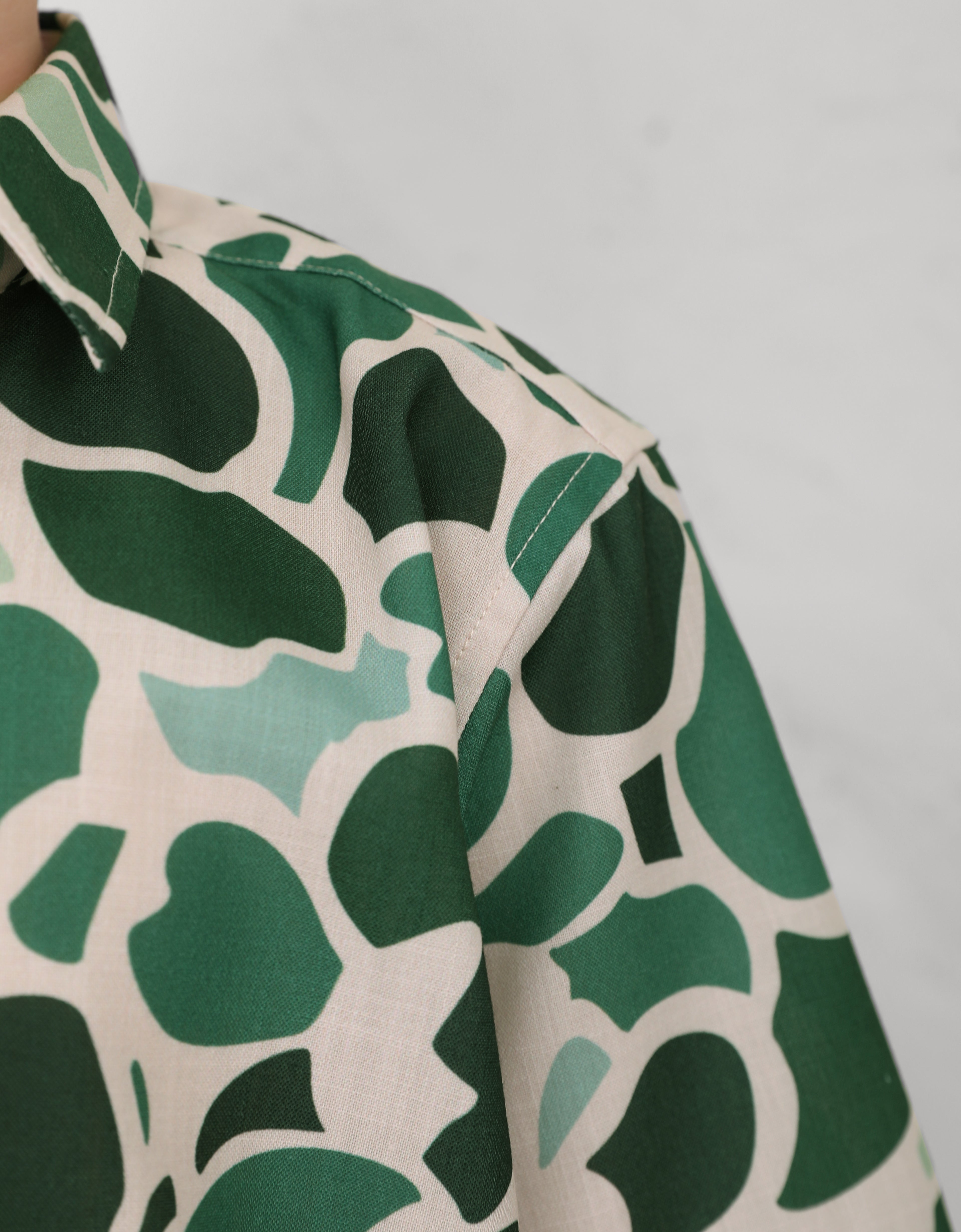 KIDS JUSTIN SHIRT (EMERALD GREEN)