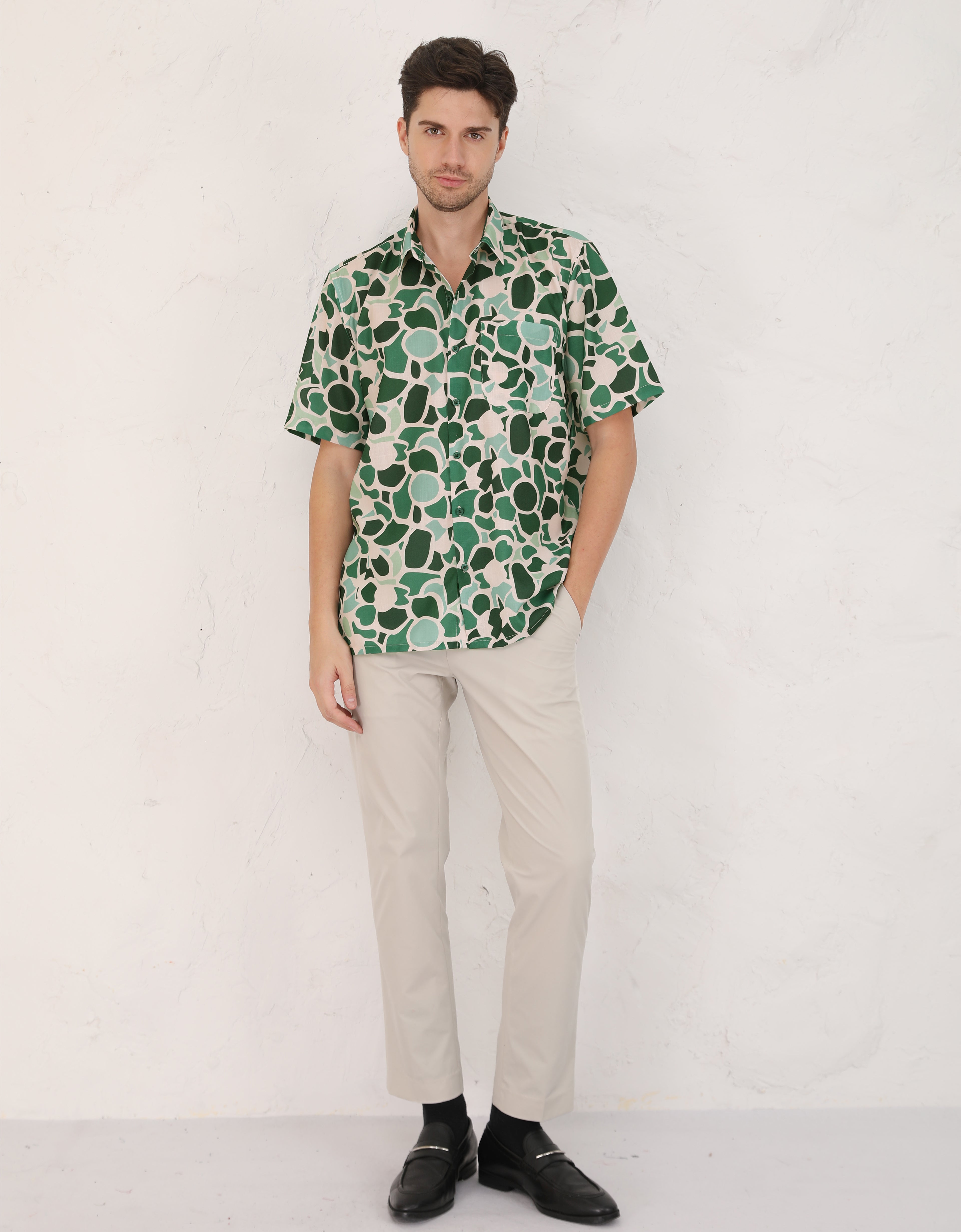 JUSTIN SHIRT (EMERALD GREEN)