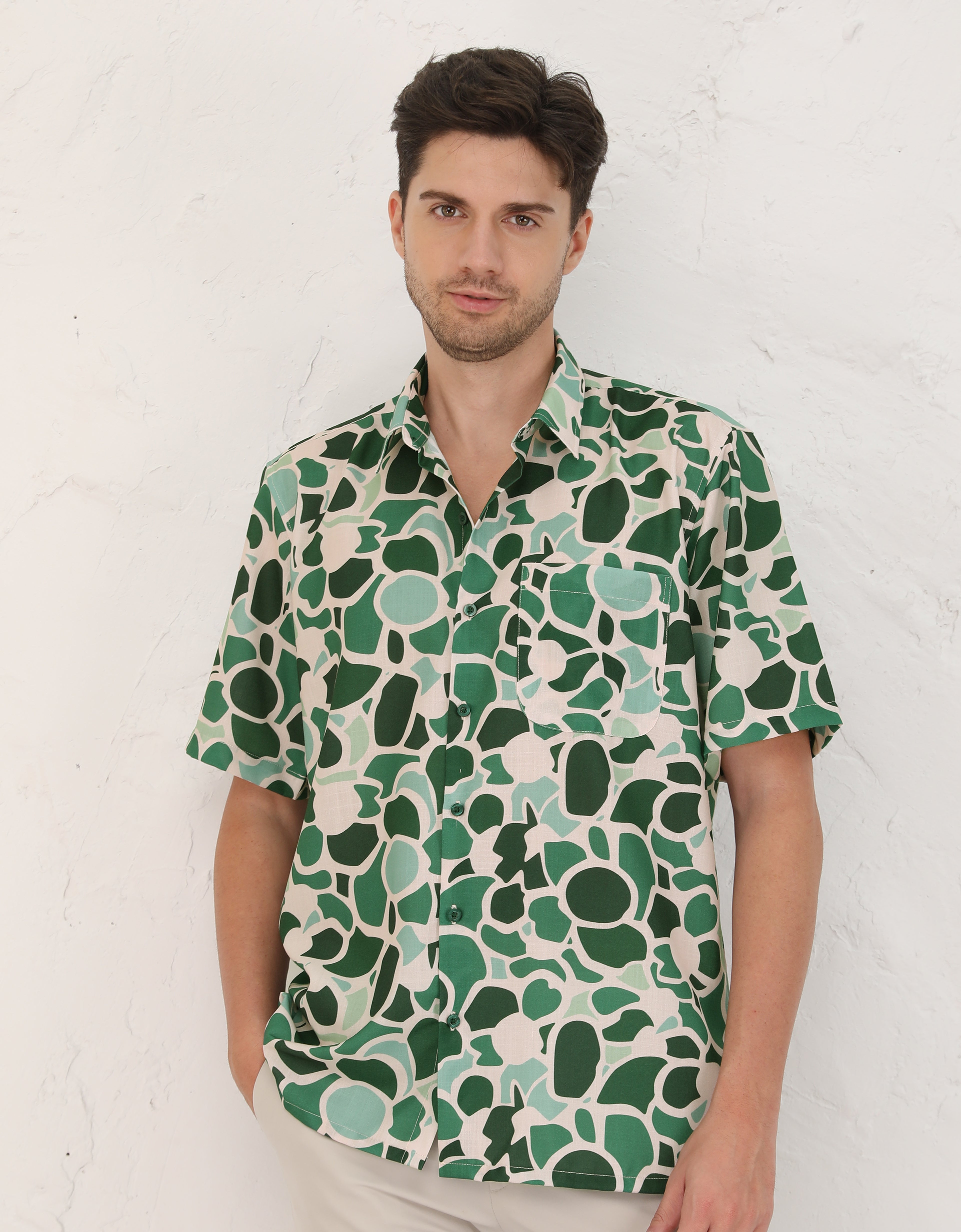 JUSTIN SHIRT (EMERALD GREEN)