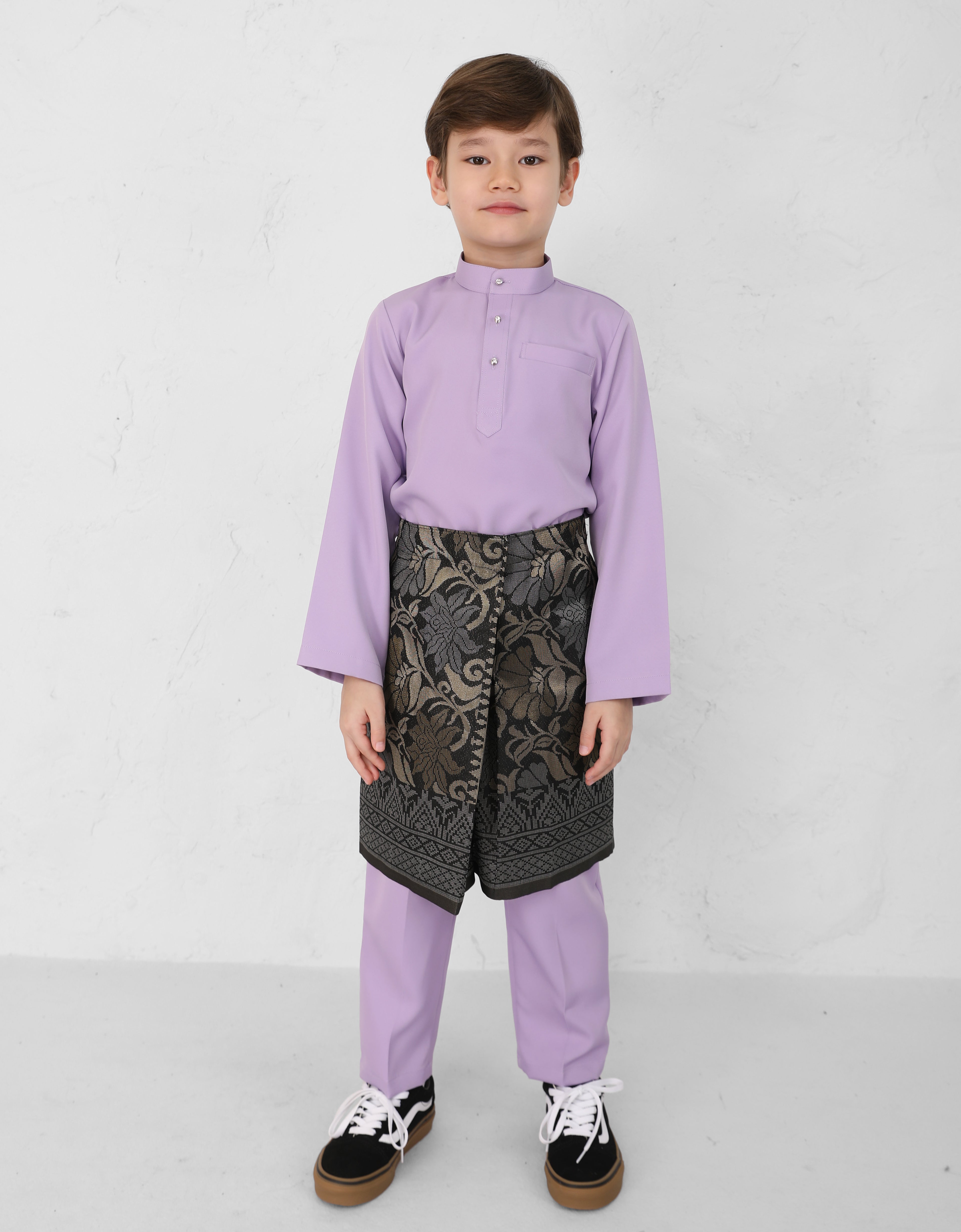 KIDS BAJU MELAYU AQSAD S/FIT (LILAC)