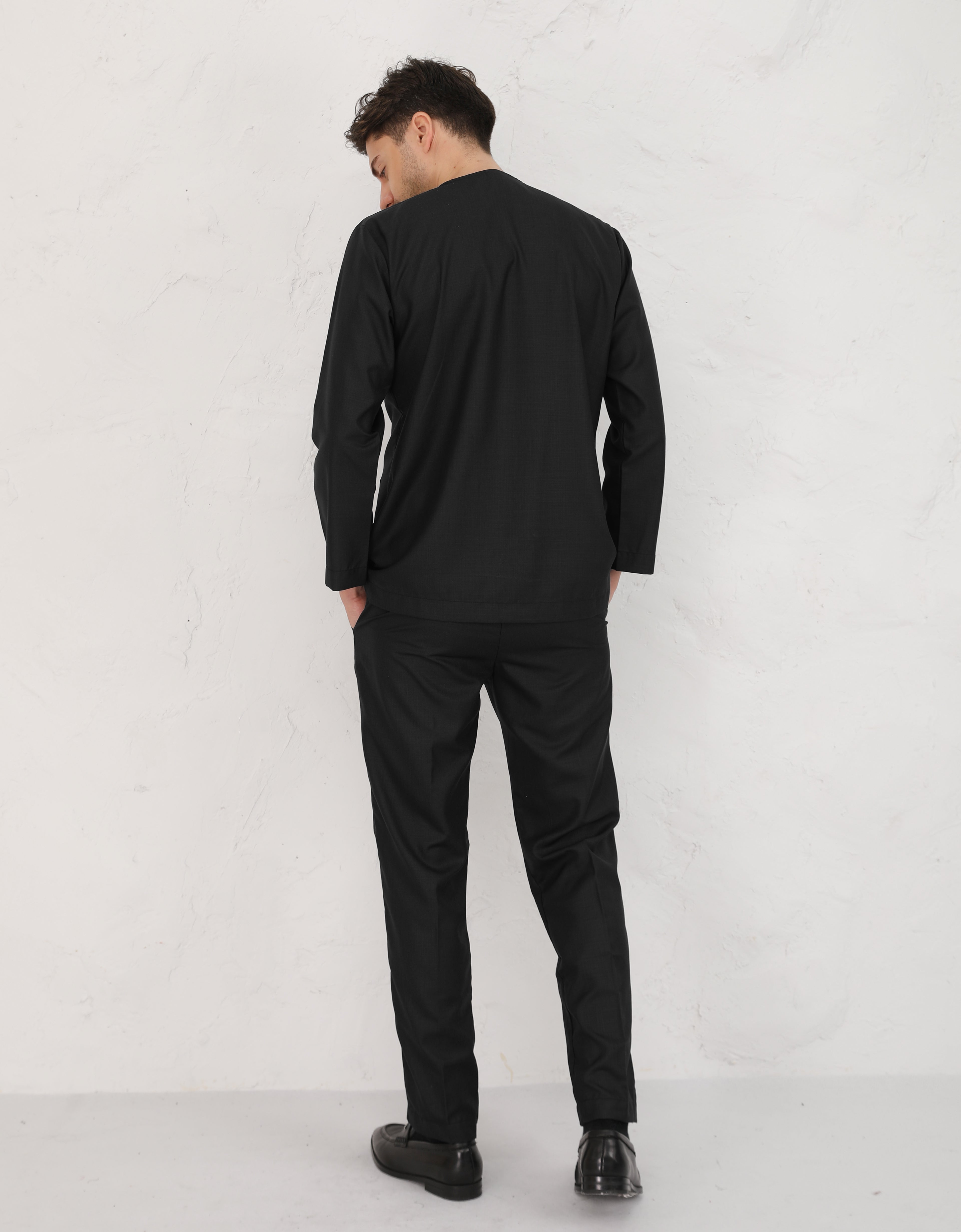 BAJU MELAYU JOHOR IYYAD (BLACK)
