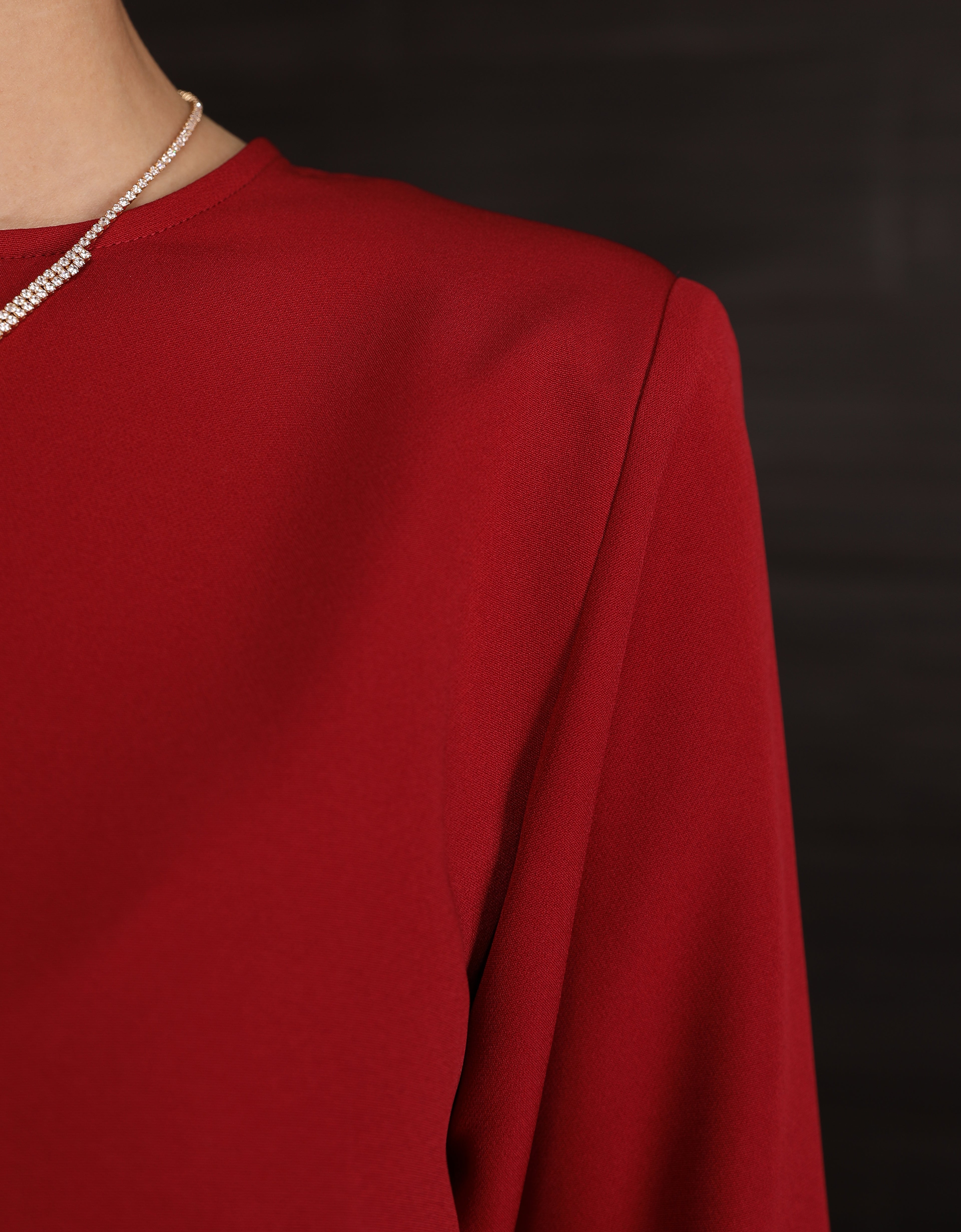 BAJU KURUNG KEDAH MAILEA (MAROON)