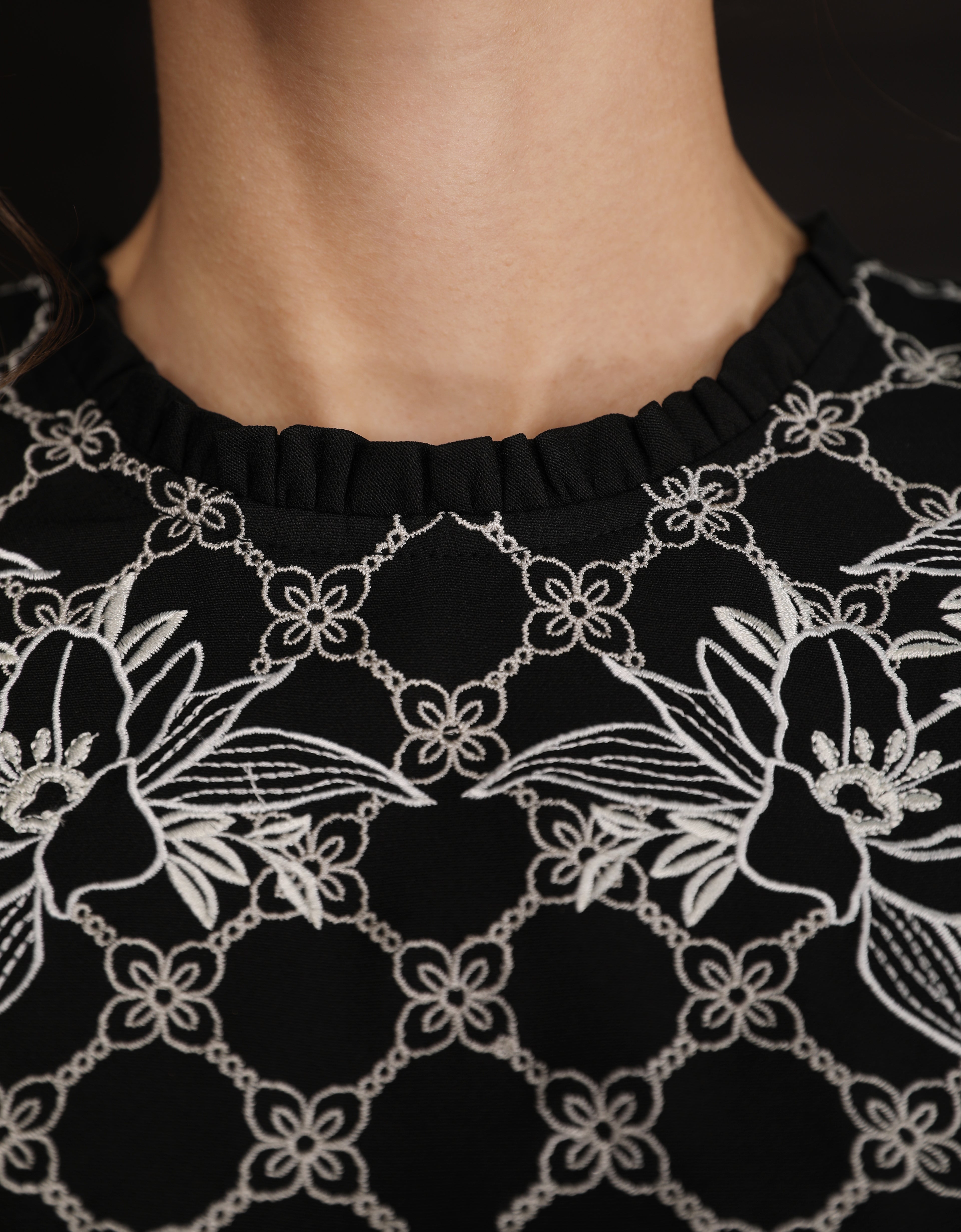 BAJU KURUNG KEDAH OVIDIA (BLACK)