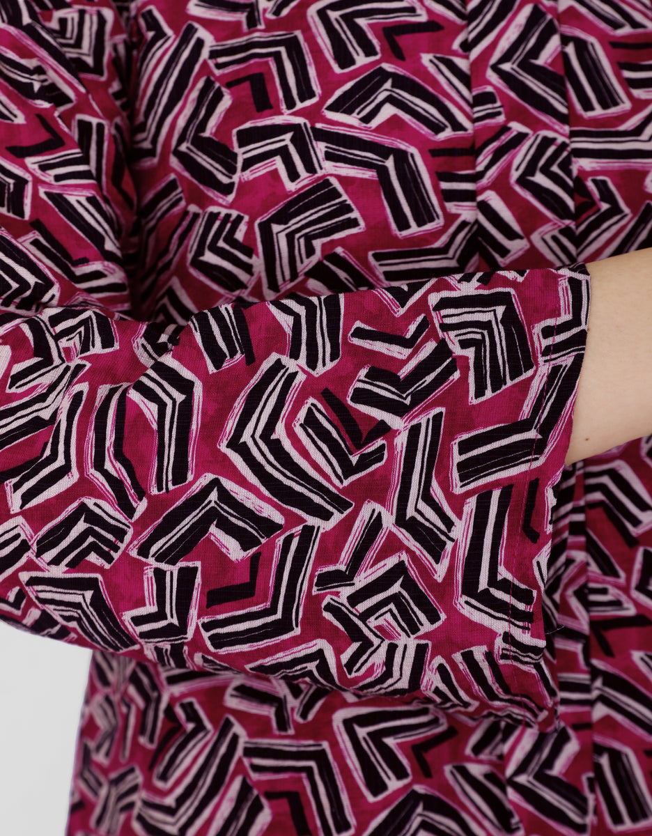 BAJU KEBAYA AZUREEN (MAGENTA) – GIO FABRICS