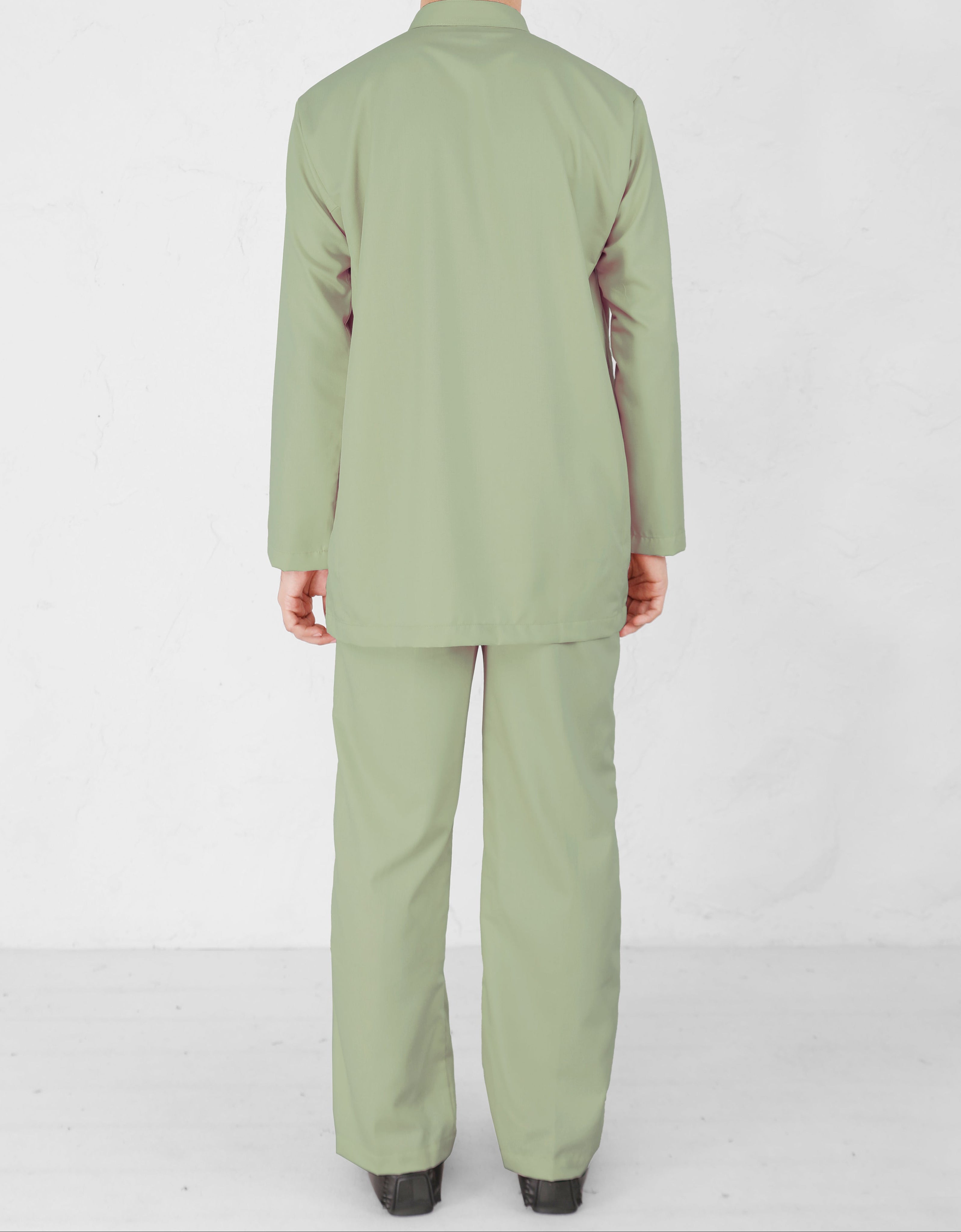 BAJU MELAYU PESAK ARMADA (TENDRIL GREEN)
