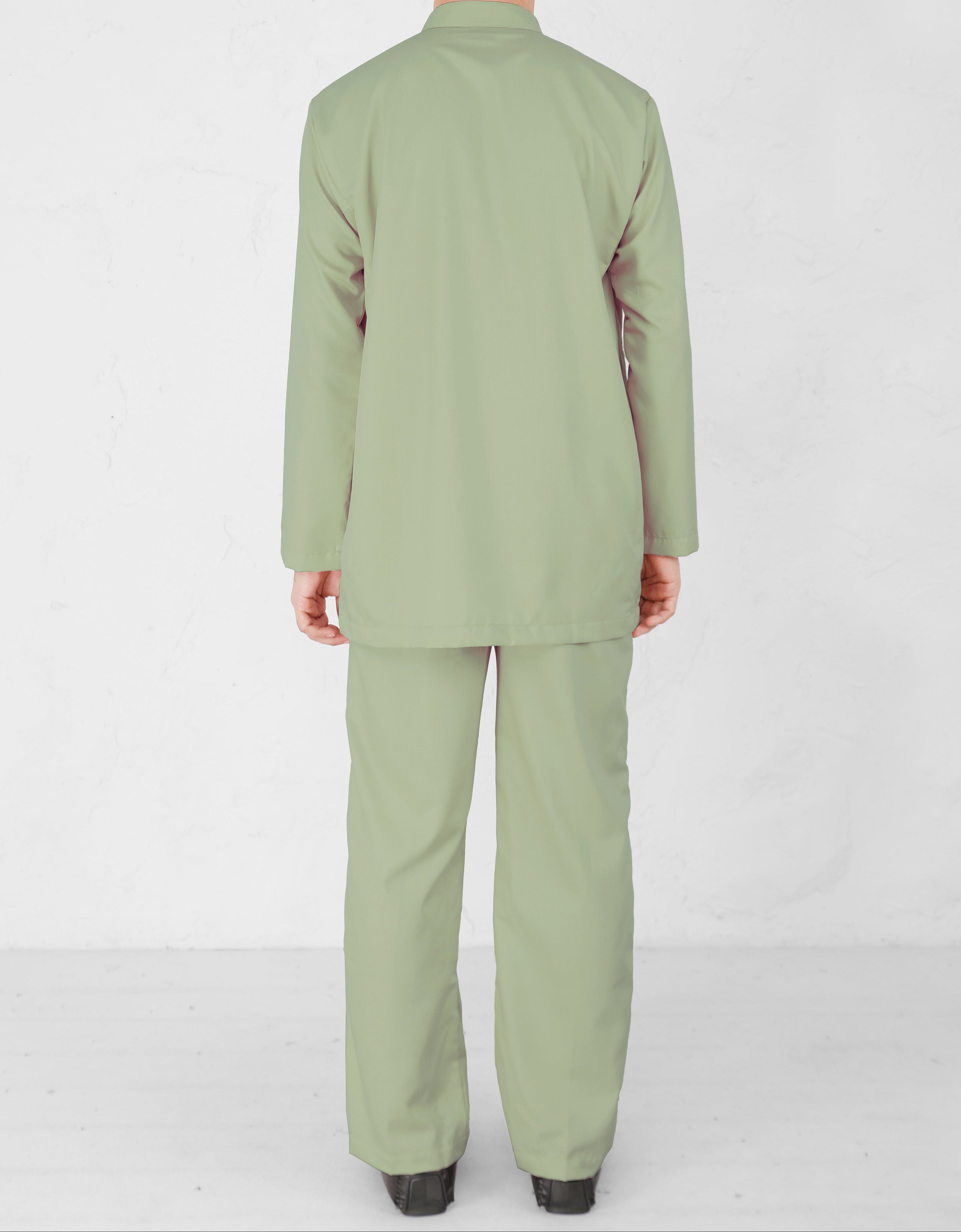 KIDS BAJU MELAYU PESAK ARMADA (TENDRIL GREEN)
