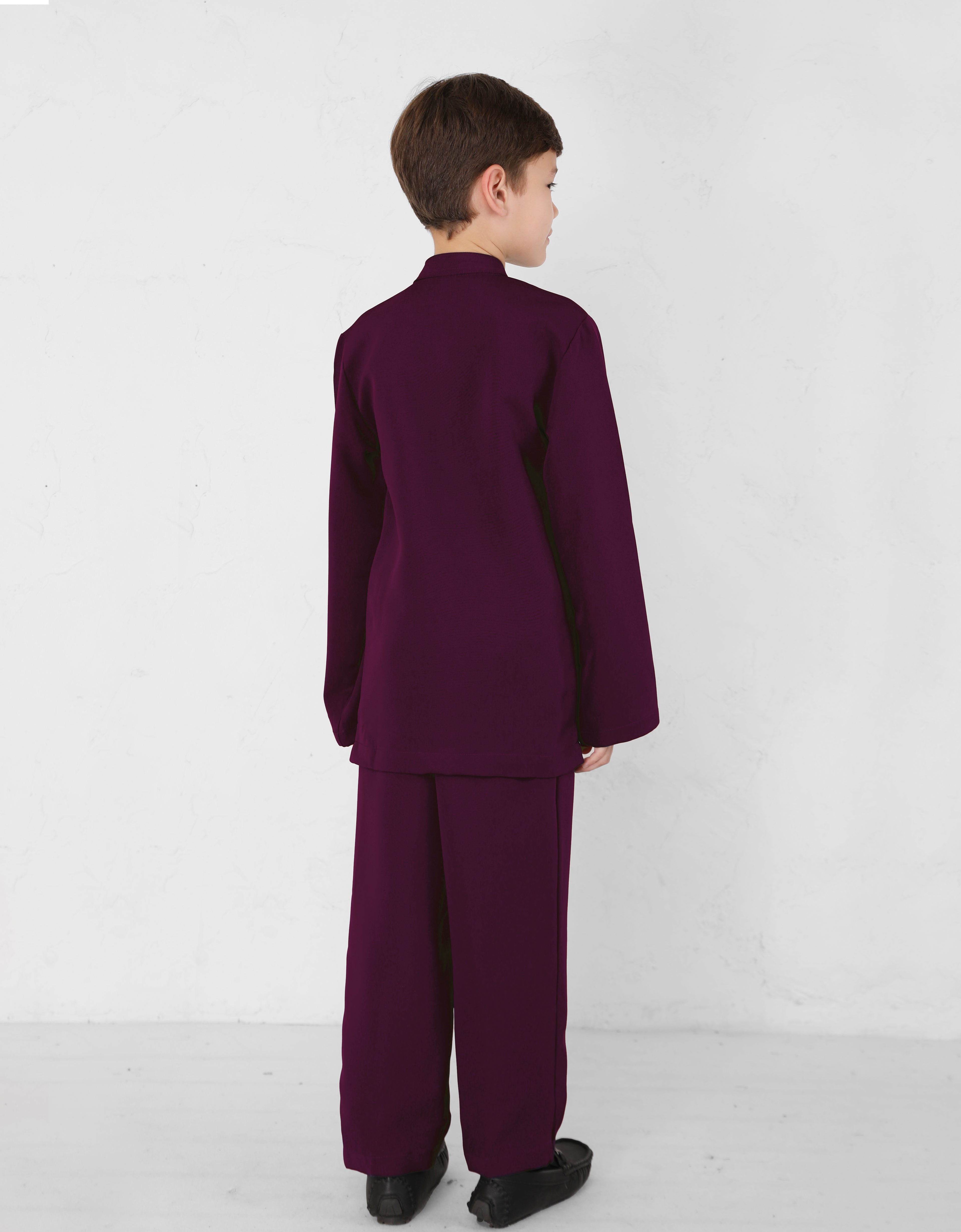 KIDS BAJU MELAYU BAYU (DARK PURPLE)