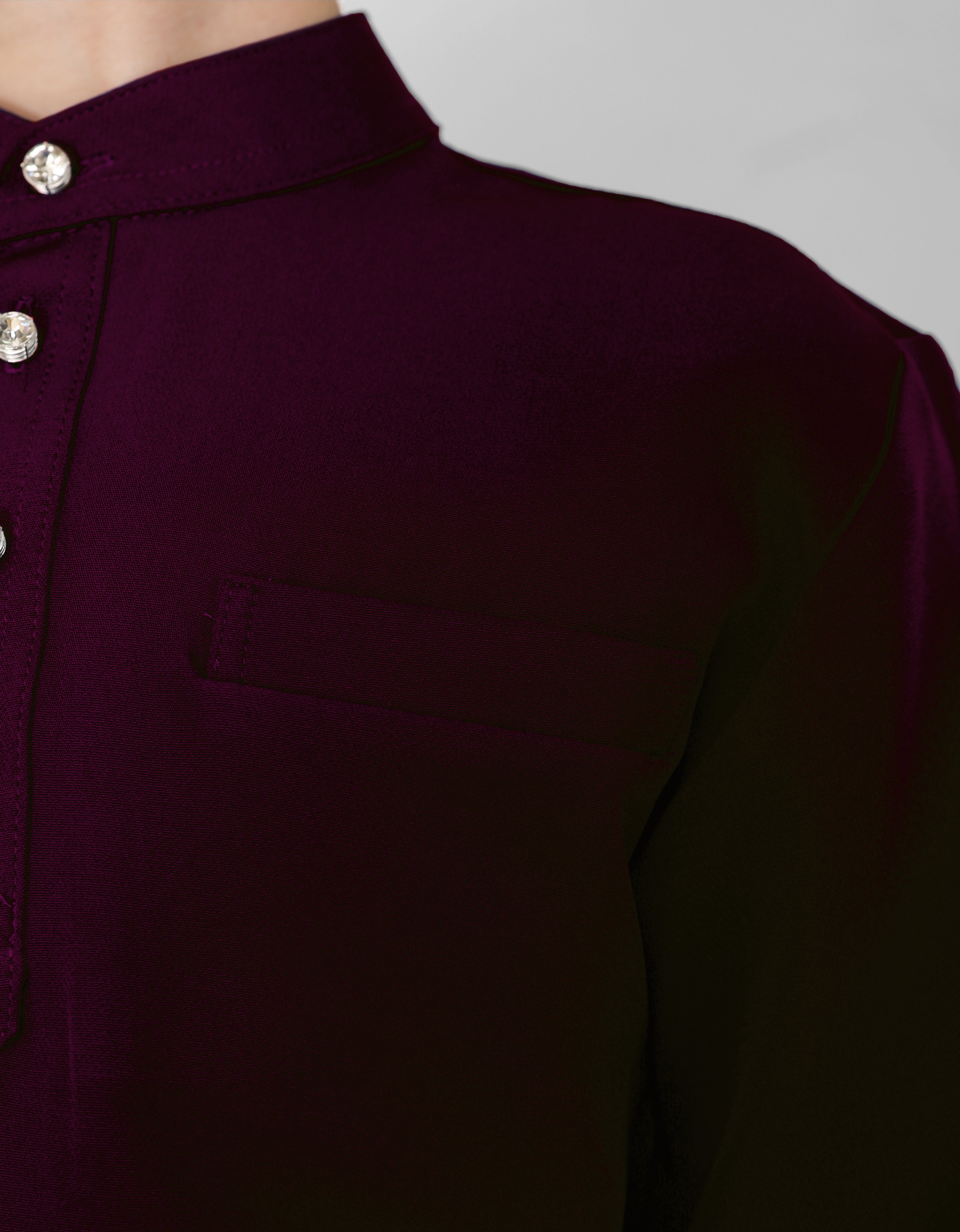 KIDS BAJU MELAYU BAYU (DARK PURPLE)