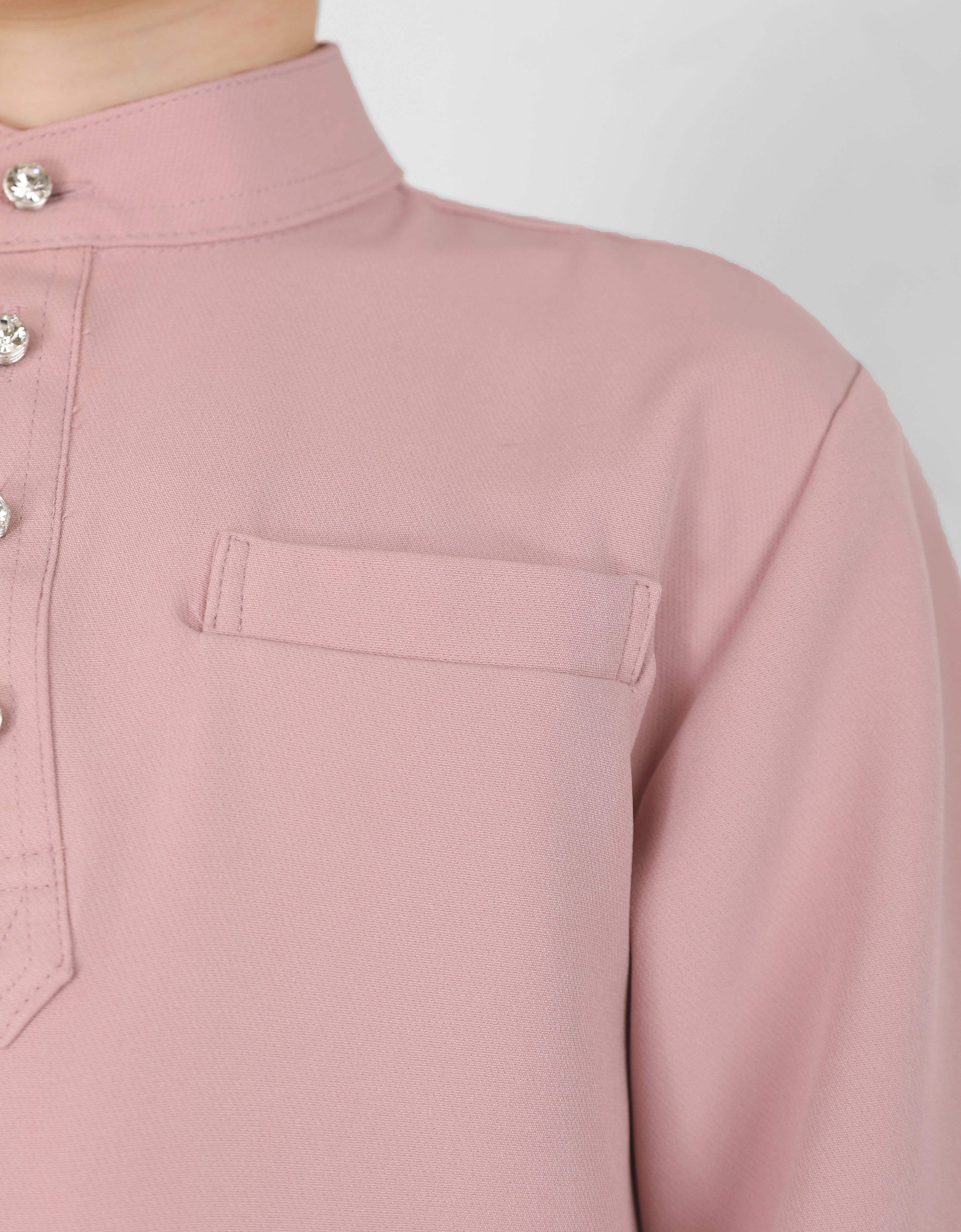 KIDS BAJU MELAYU BAYU (DUSTY PINK)