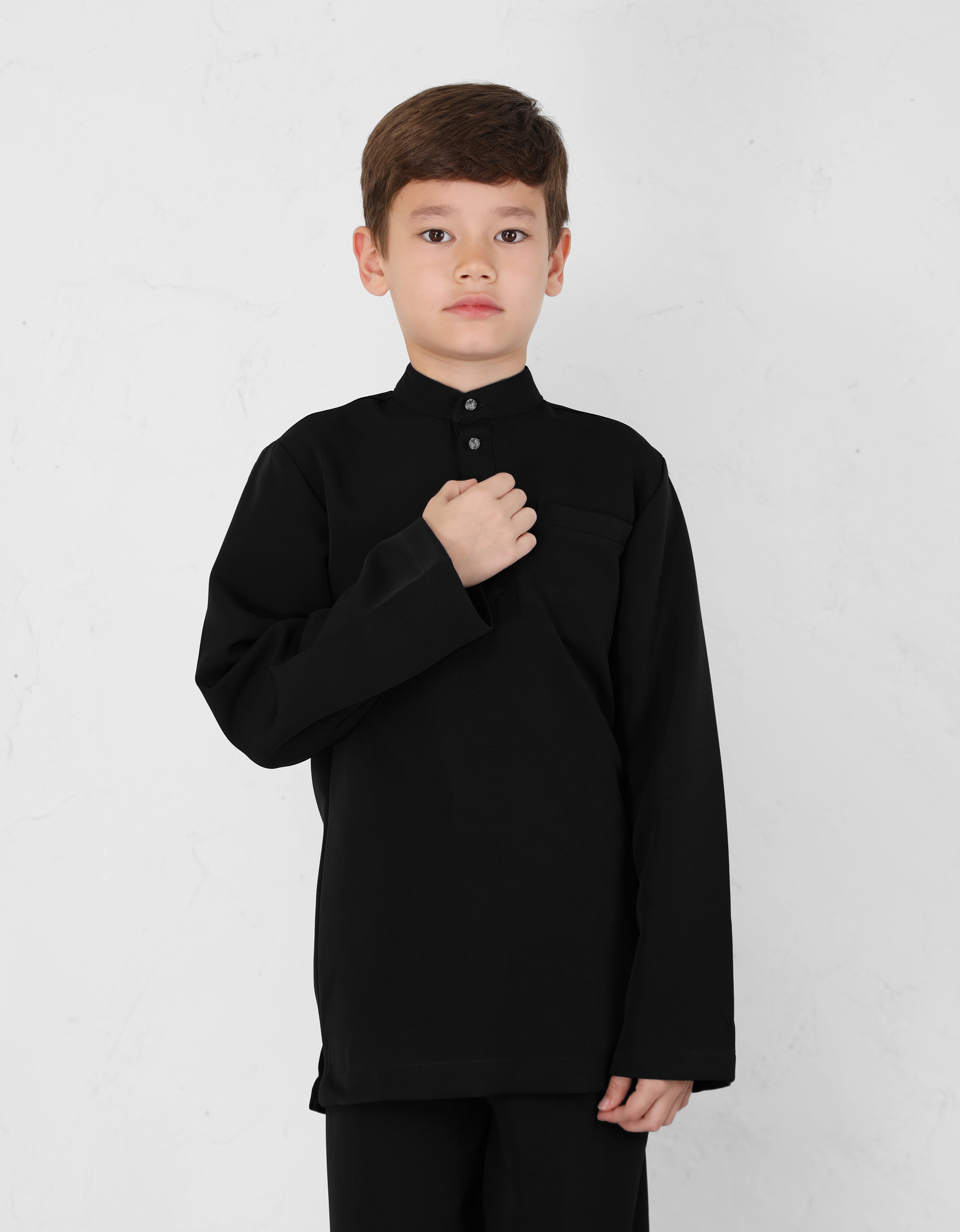 KIDS BAJU MELAYU BAYU (BLACK)