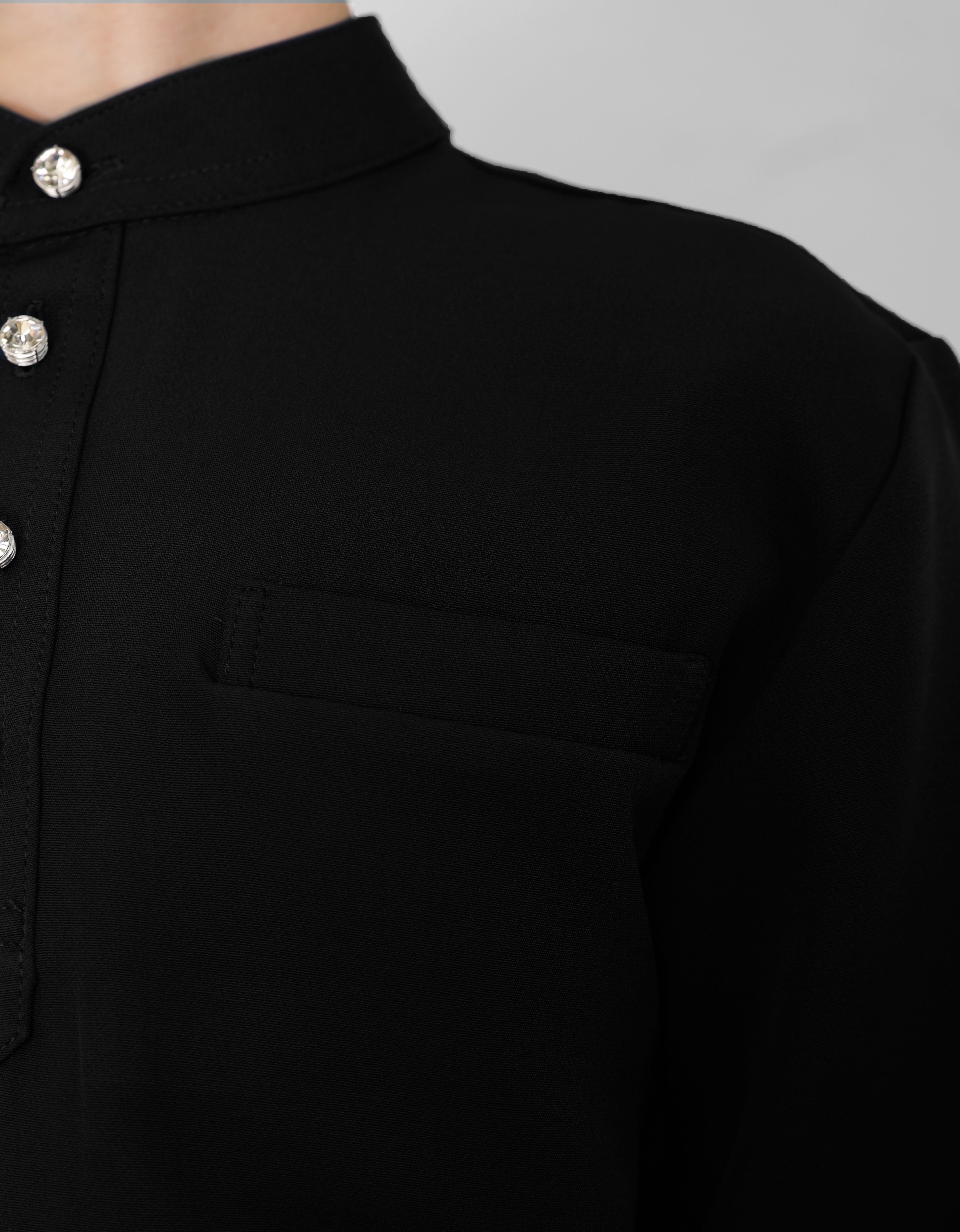 KIDS BAJU MELAYU BAYU (BLACK)