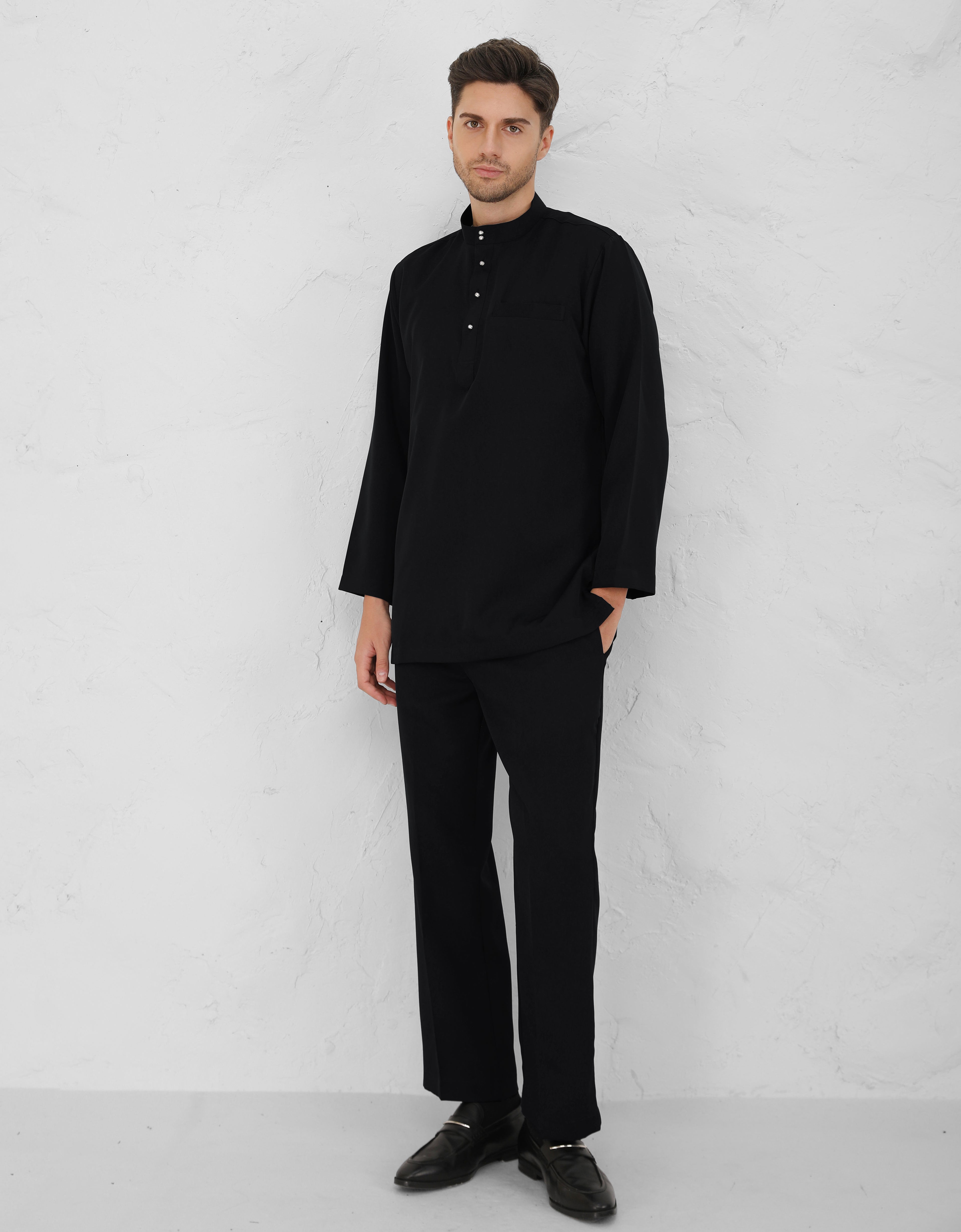 BAJU MELAYU BAYU (BLACK)