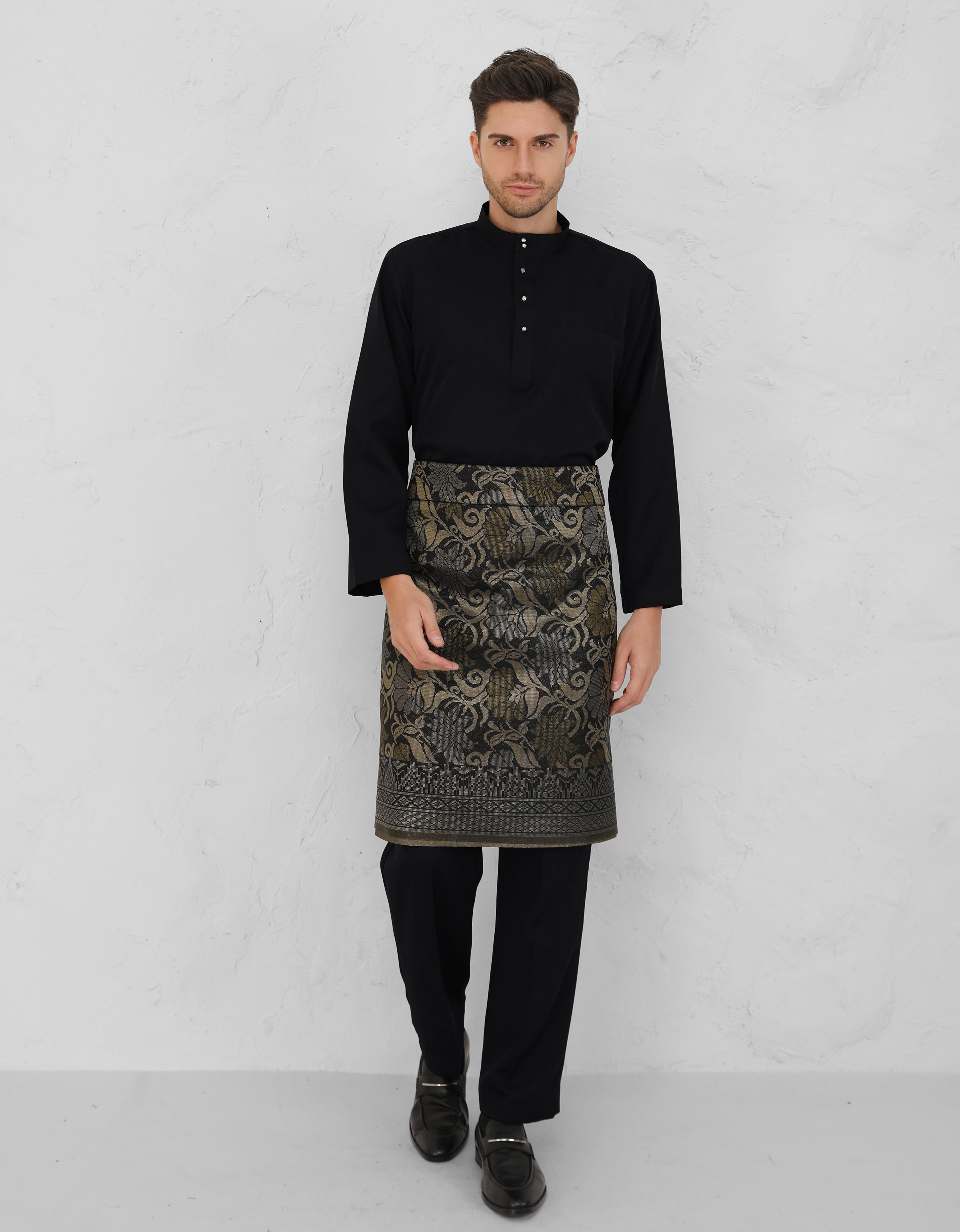 BAJU MELAYU BAYU (BLACK)