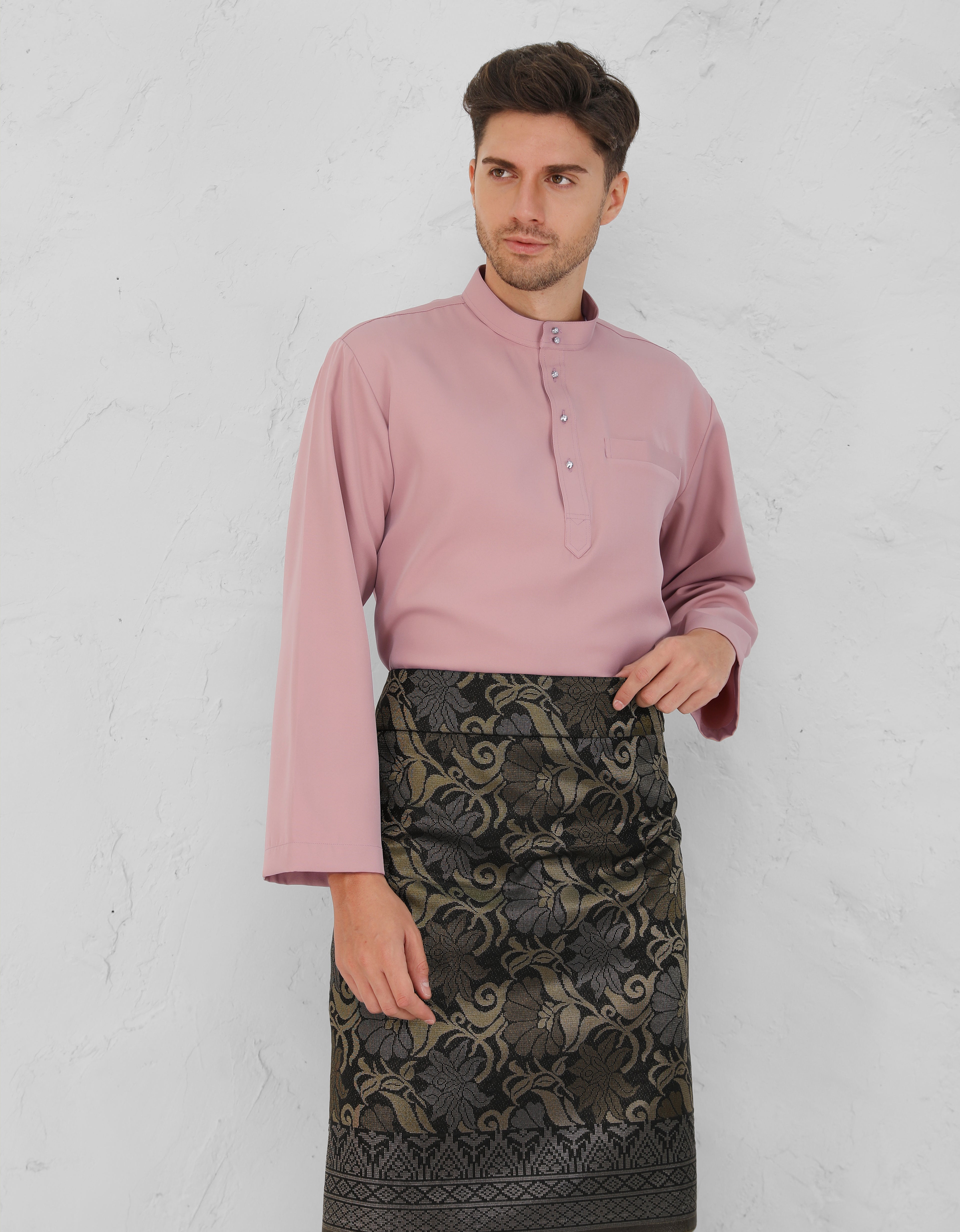 BAJU MELAYU BAYU (DUSTY PINK)