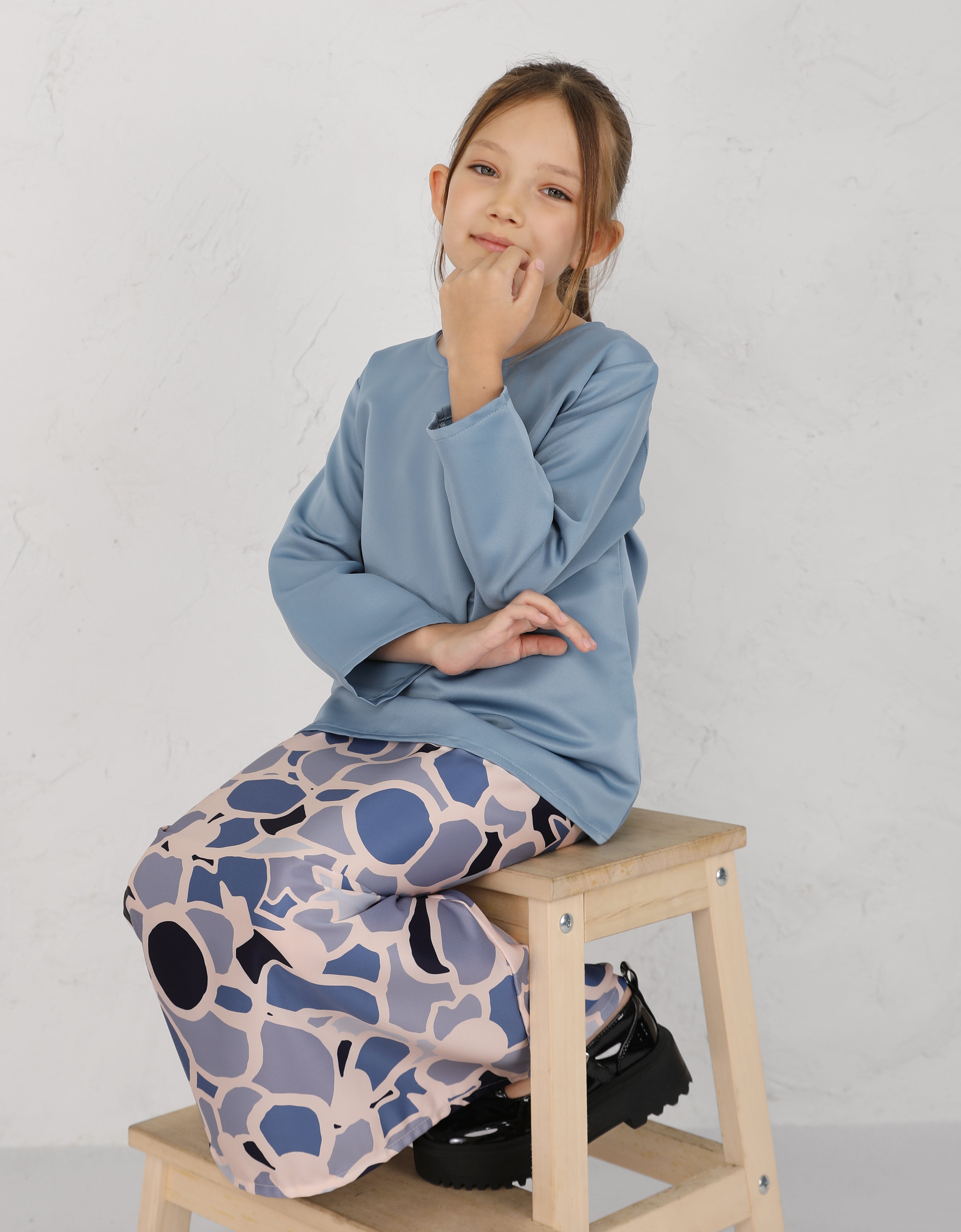 KIDS BAJU KURUNG KEDAH SAMARA (LAGOON)