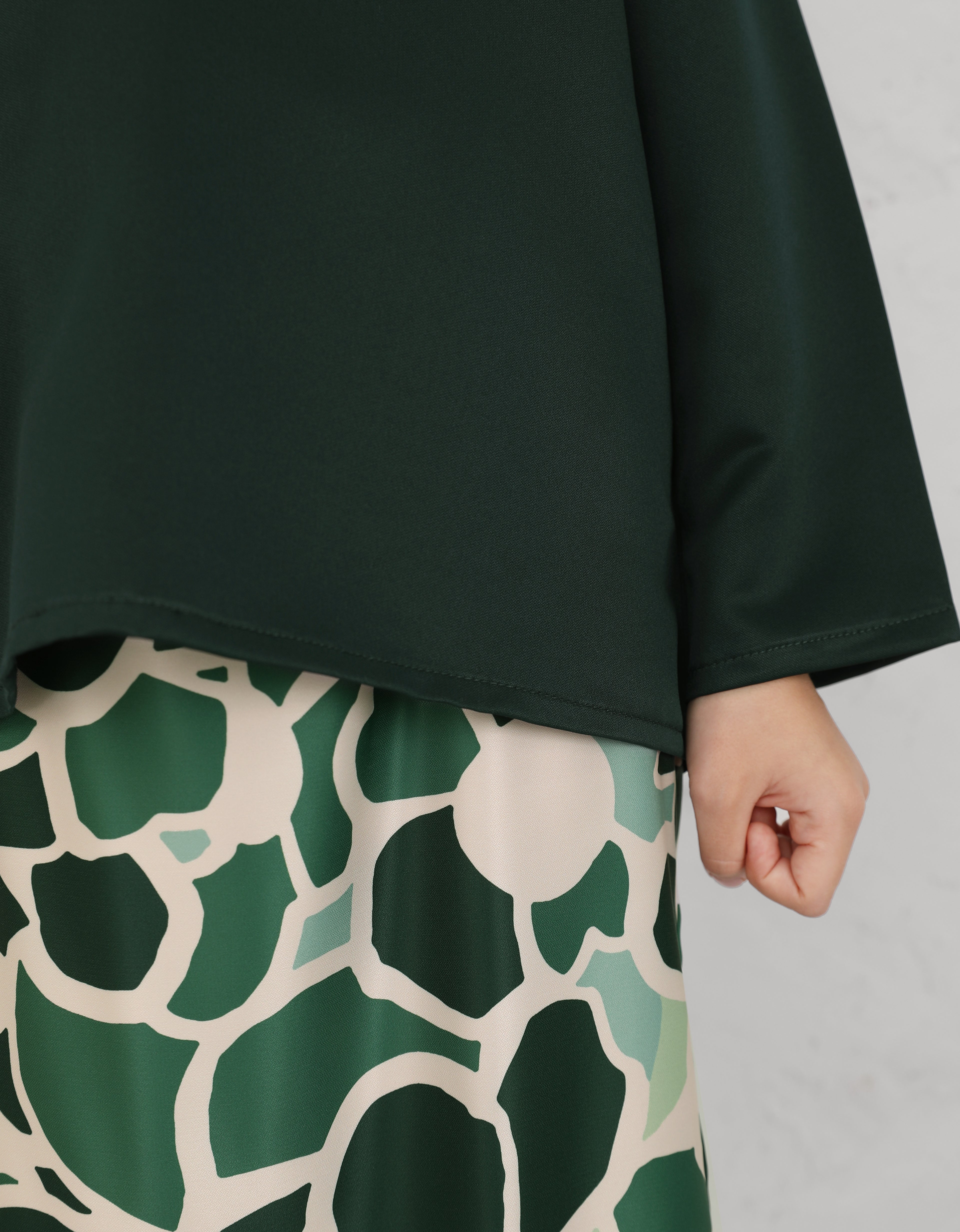 KIDS BAJU KURUNG KEDAH SAMARA (EMERALD GREEN)