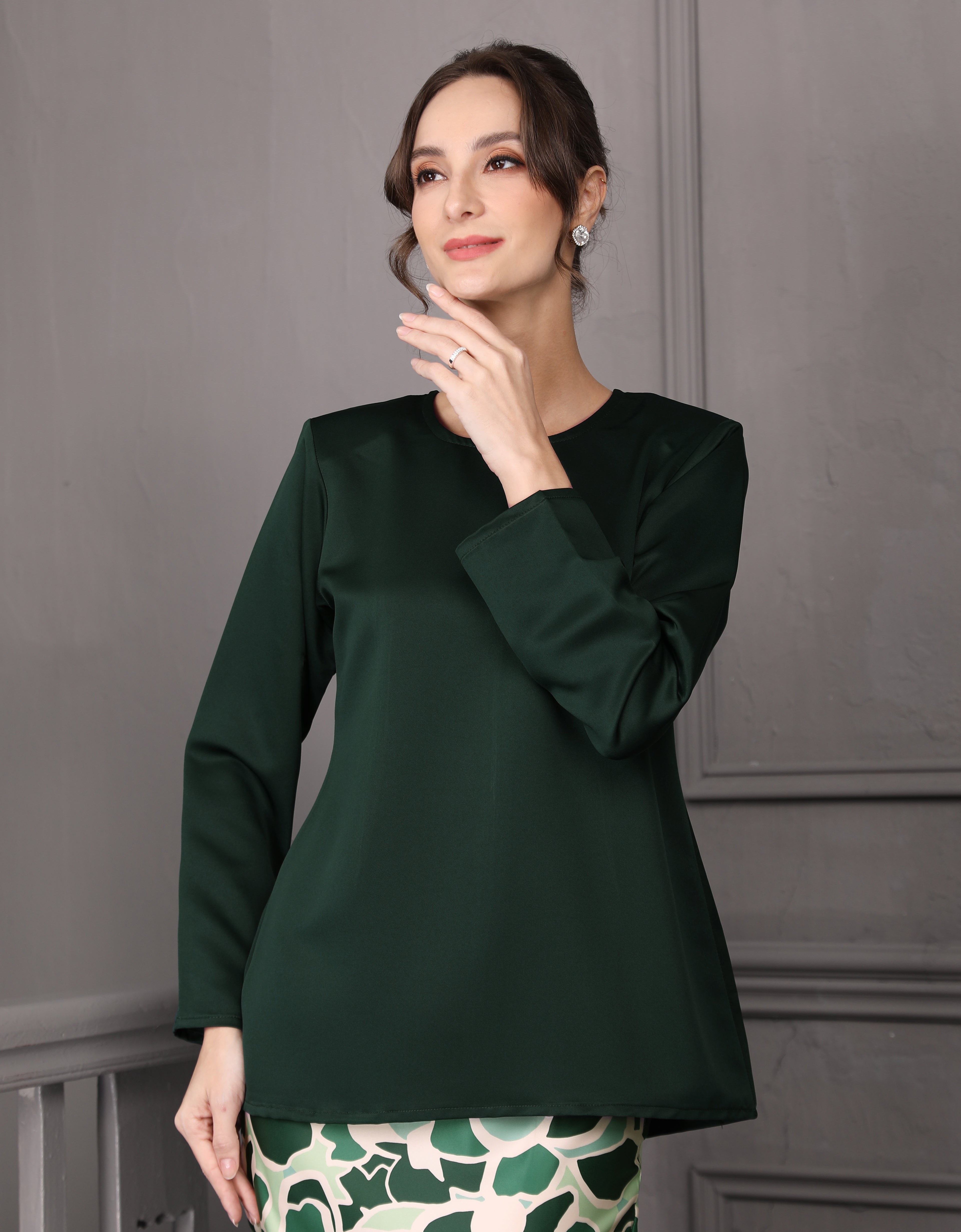 BAJU KURUNG KEDAH SAMARA (EMERALD GREEN)