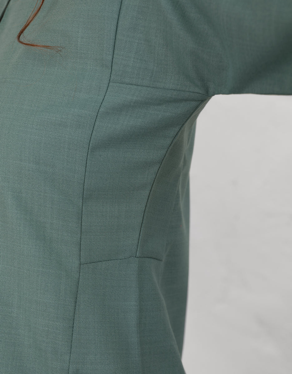 BAJU KURUNG PAHANG PESAK RESHKA (TURQUOISE) – GIO FABRICS