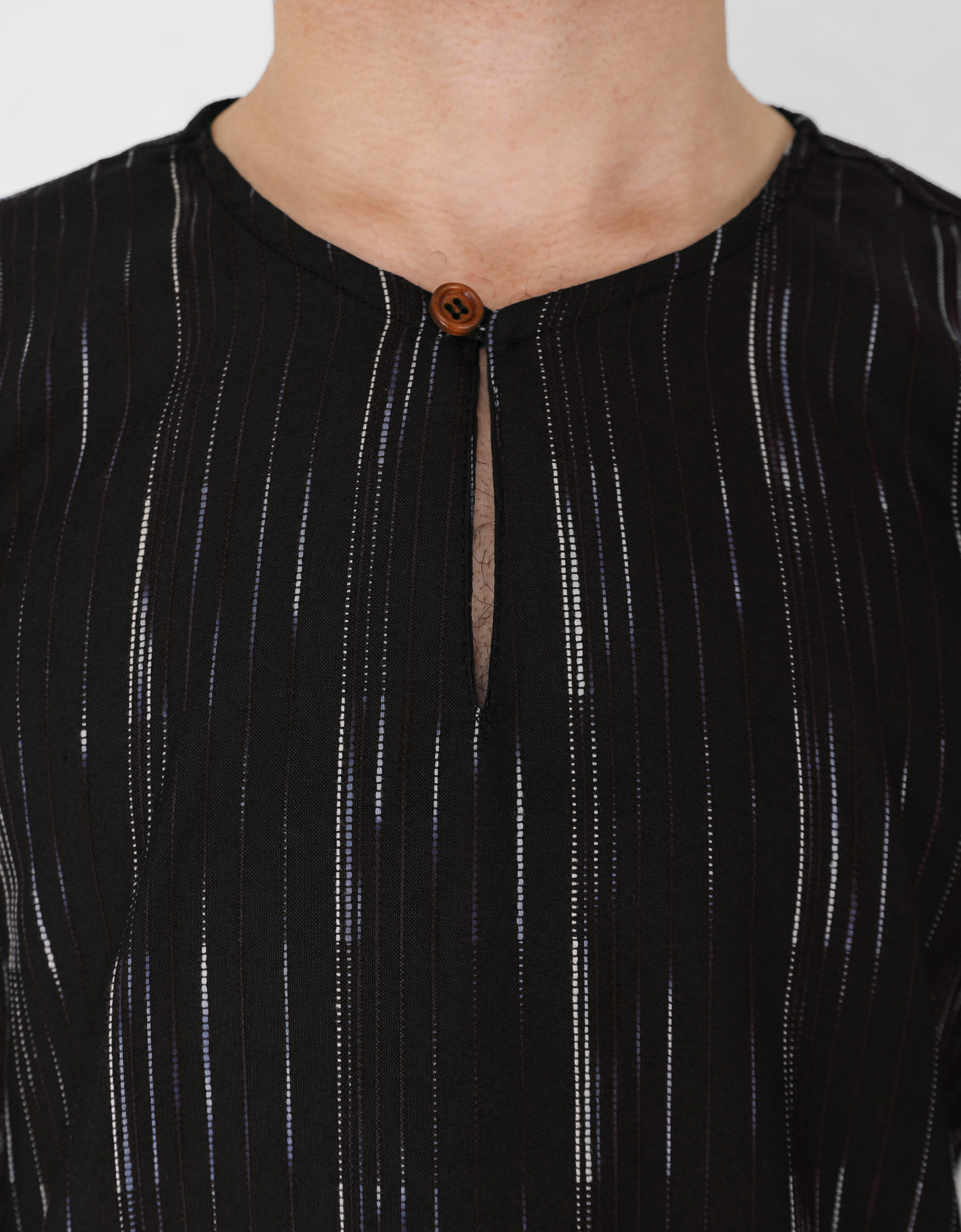 KURTA DARUNA L/S (BLACK)