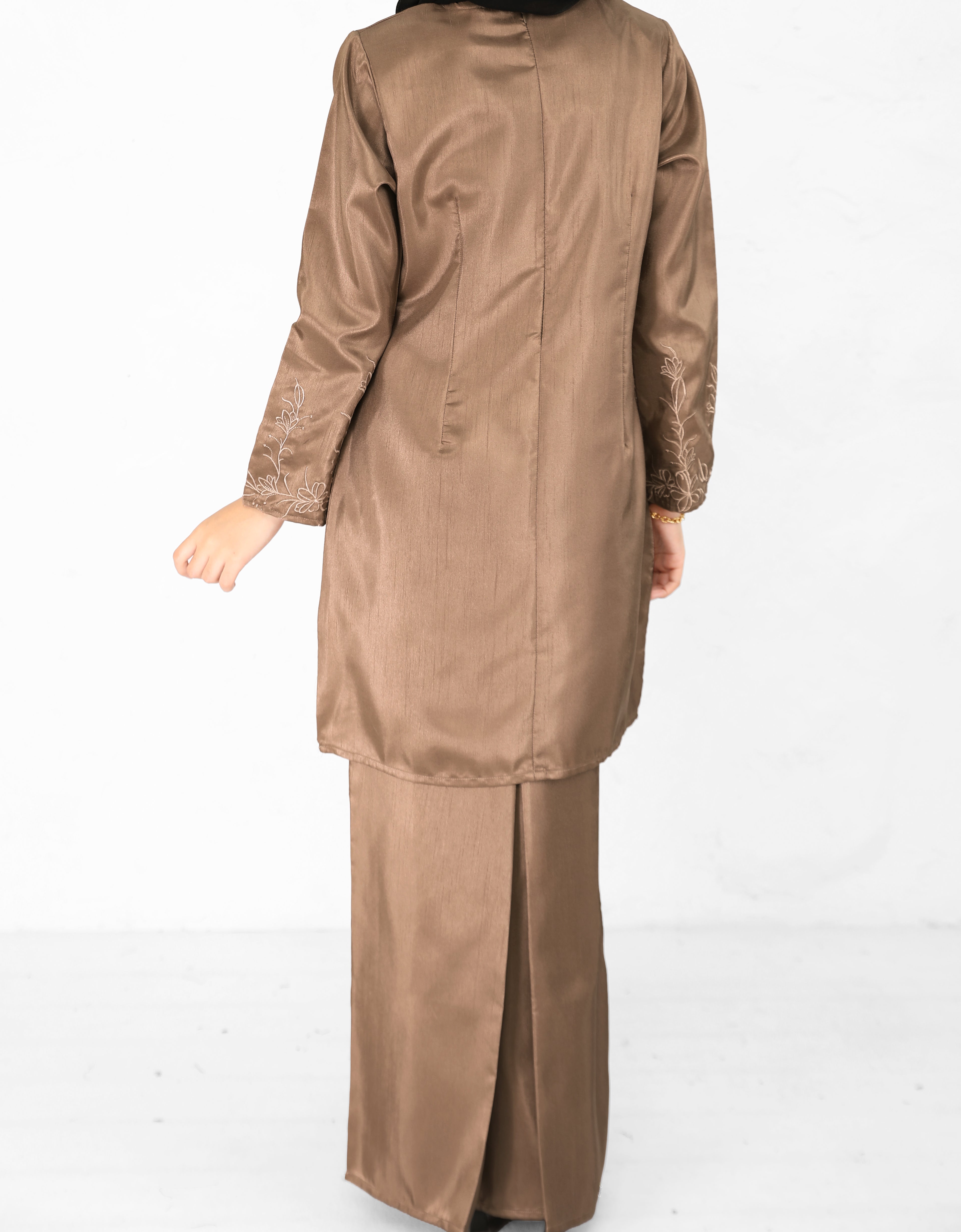 BAJU KURUNG PAHANG MODEN FIANNA (MOCHA)