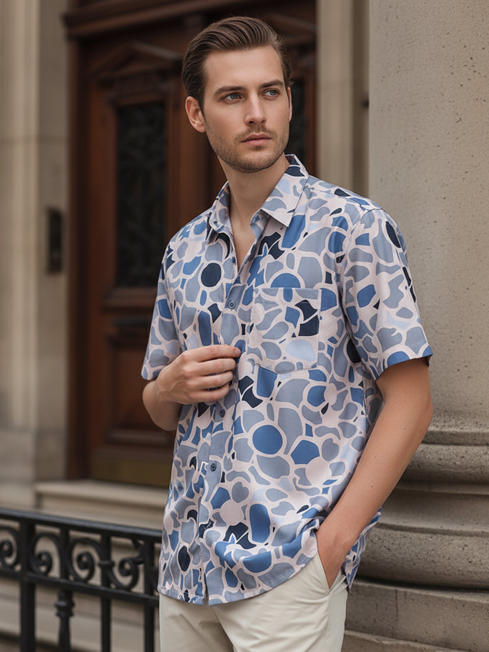 JUSTIN SHIRT (LAGOON)