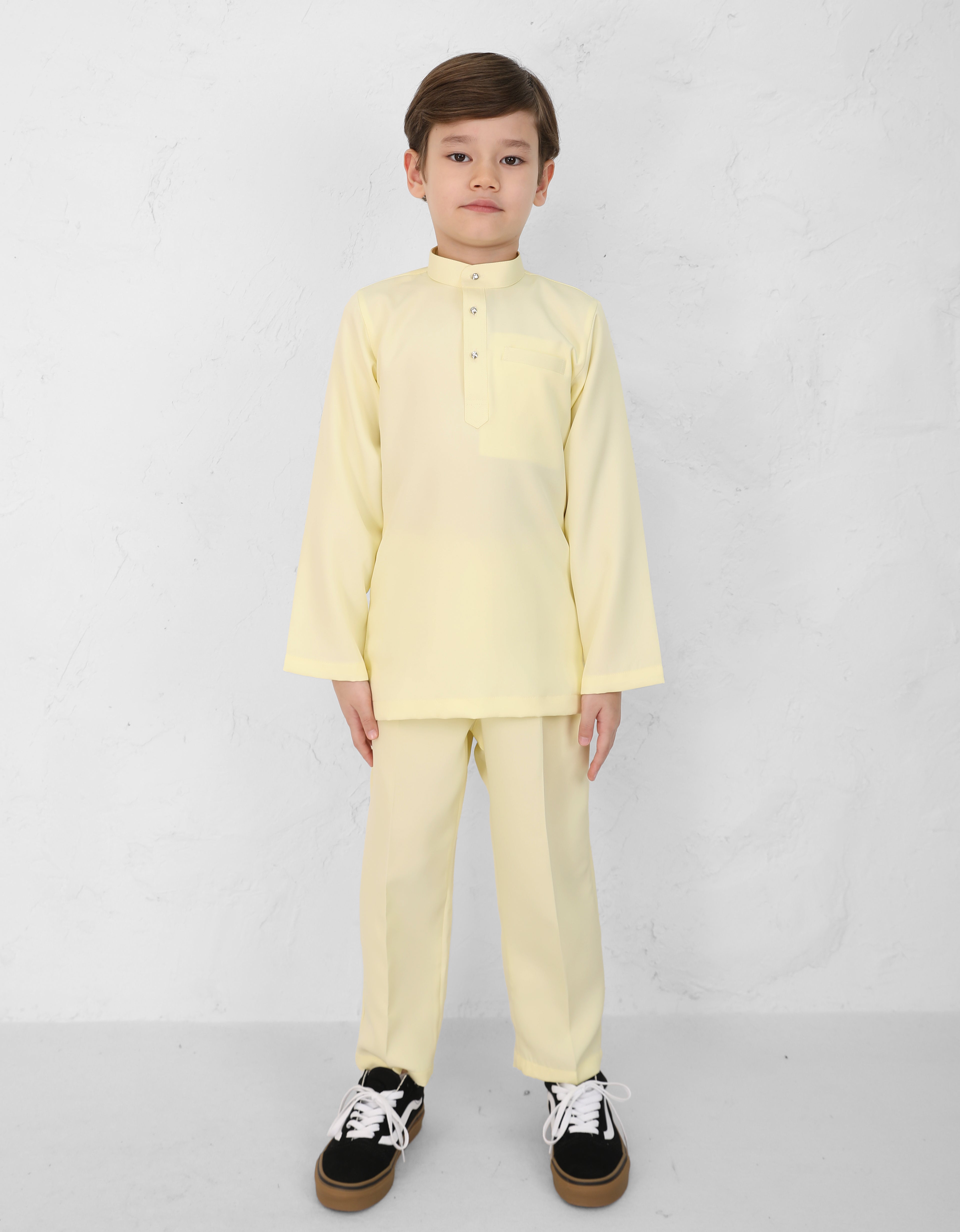 KIDS BAJU MELAYU AQSAD S/FIT (SWEET YELLOW)
