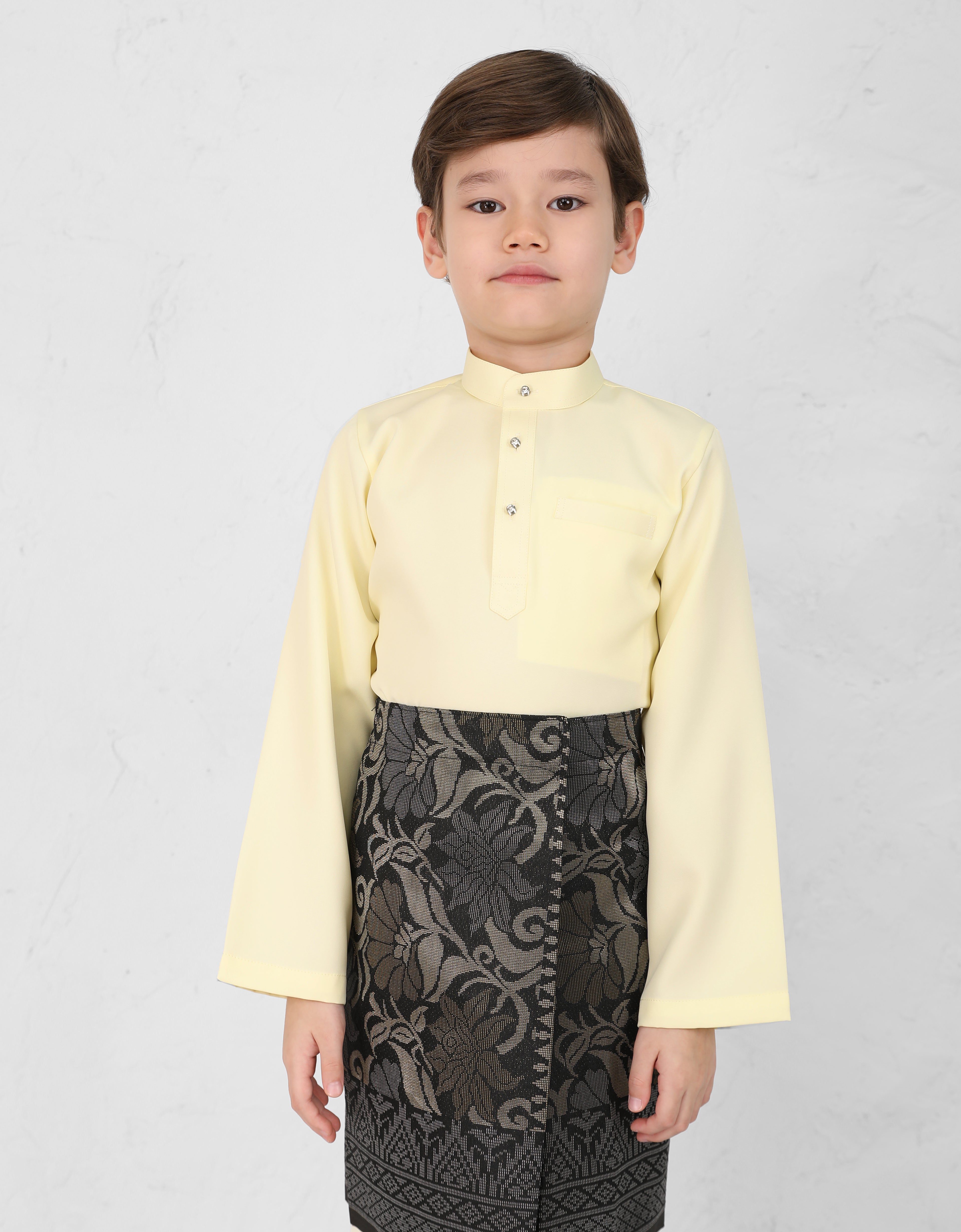 KIDS BAJU MELAYU AQSAD S/FIT (SWEET YELLOW)
