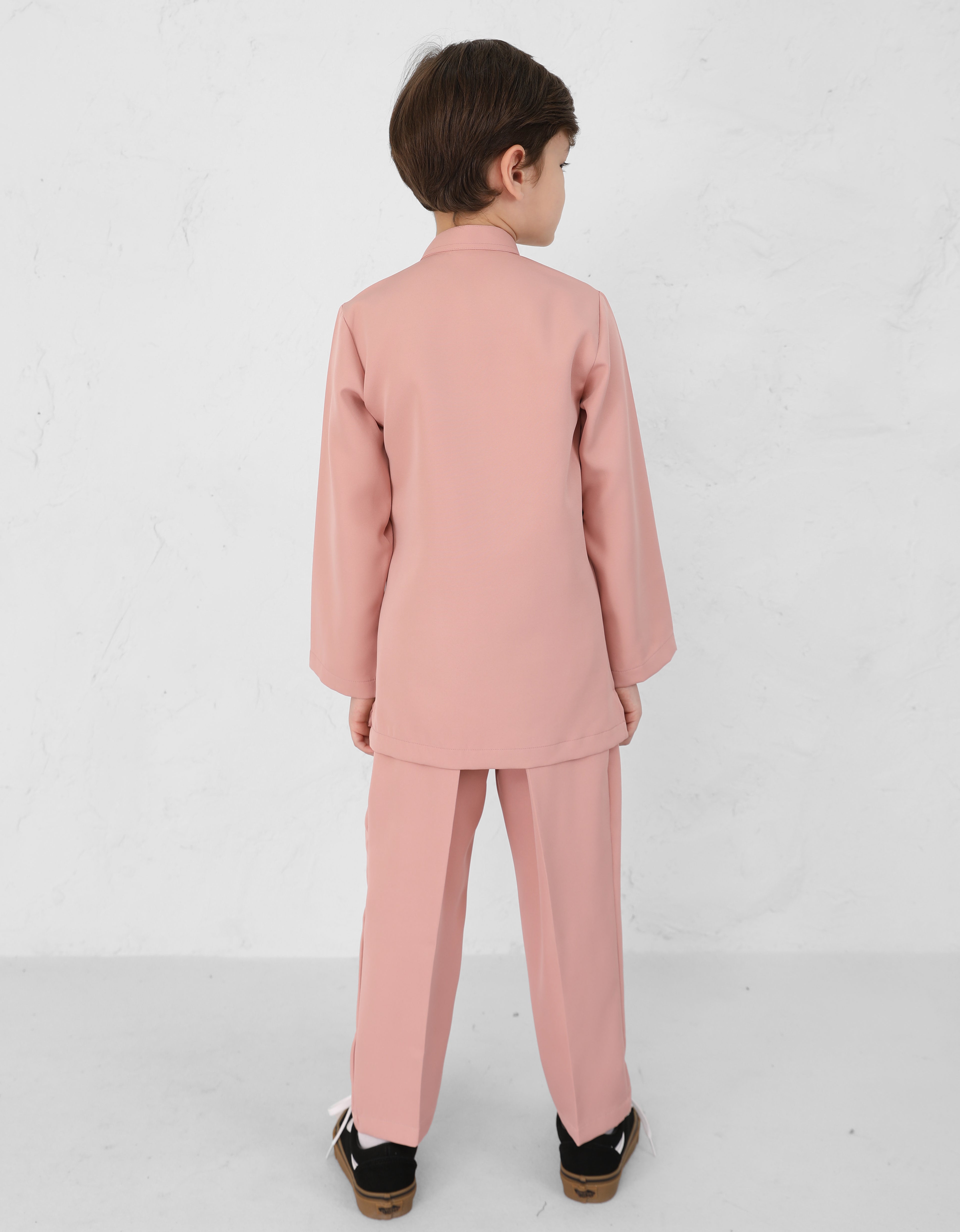 KIDS BAJU MELAYU AQSAD S/FIT (DUSTY PINK)