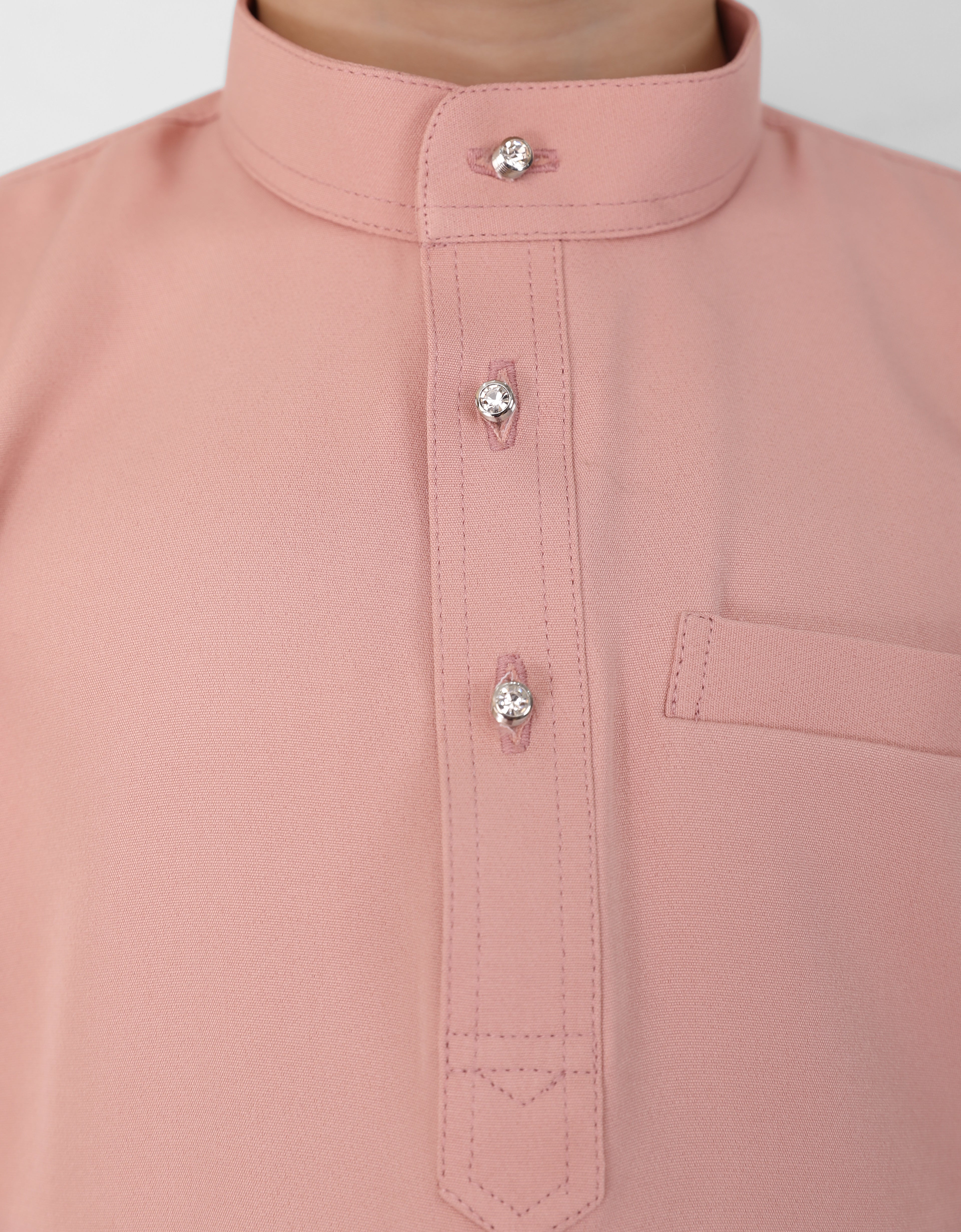KIDS BAJU MELAYU AQSAD S/FIT (DUSTY PINK)