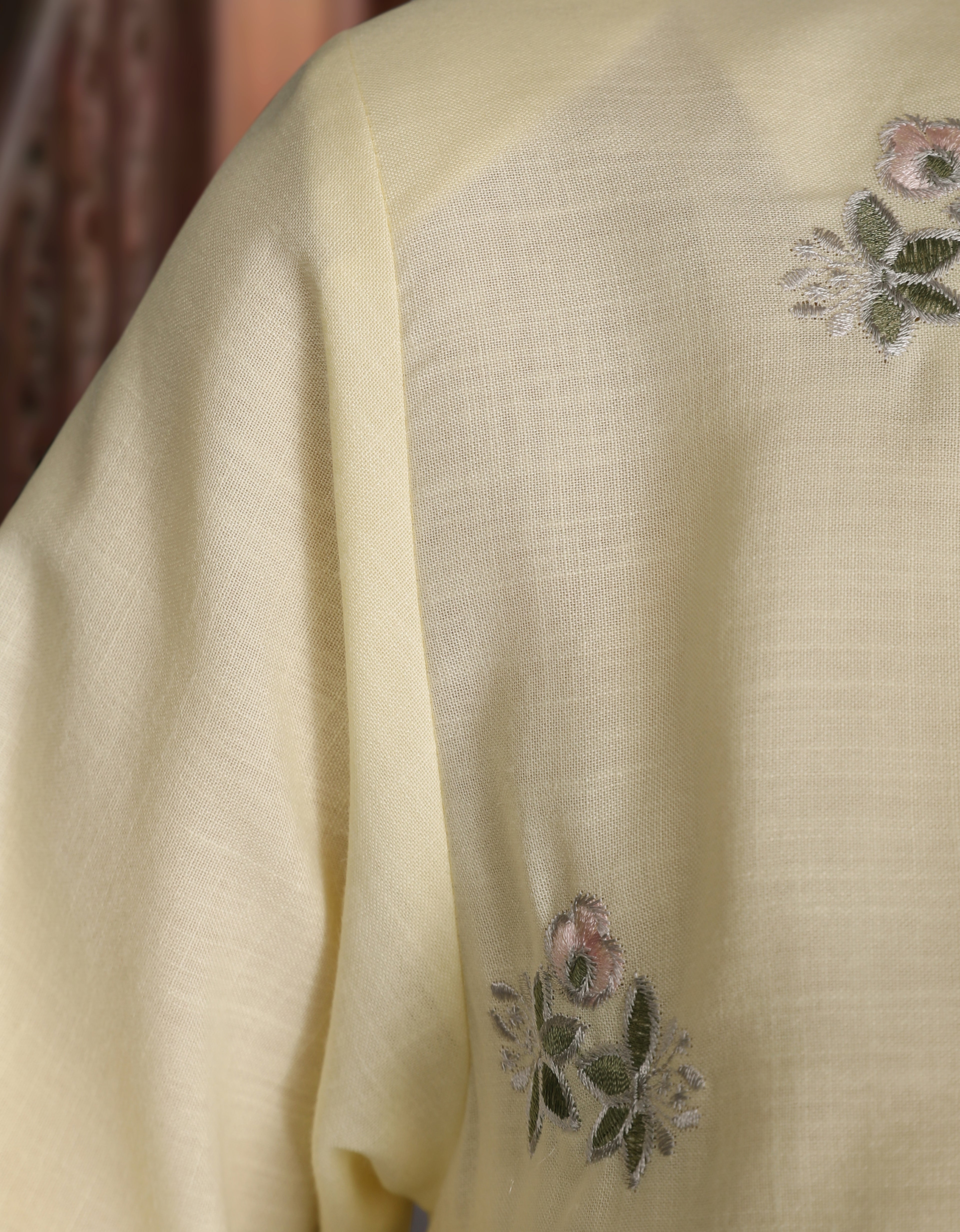 KIDS BAJU KURUNG PAHANG MODEN KAELIN (SWEET YELLOW)