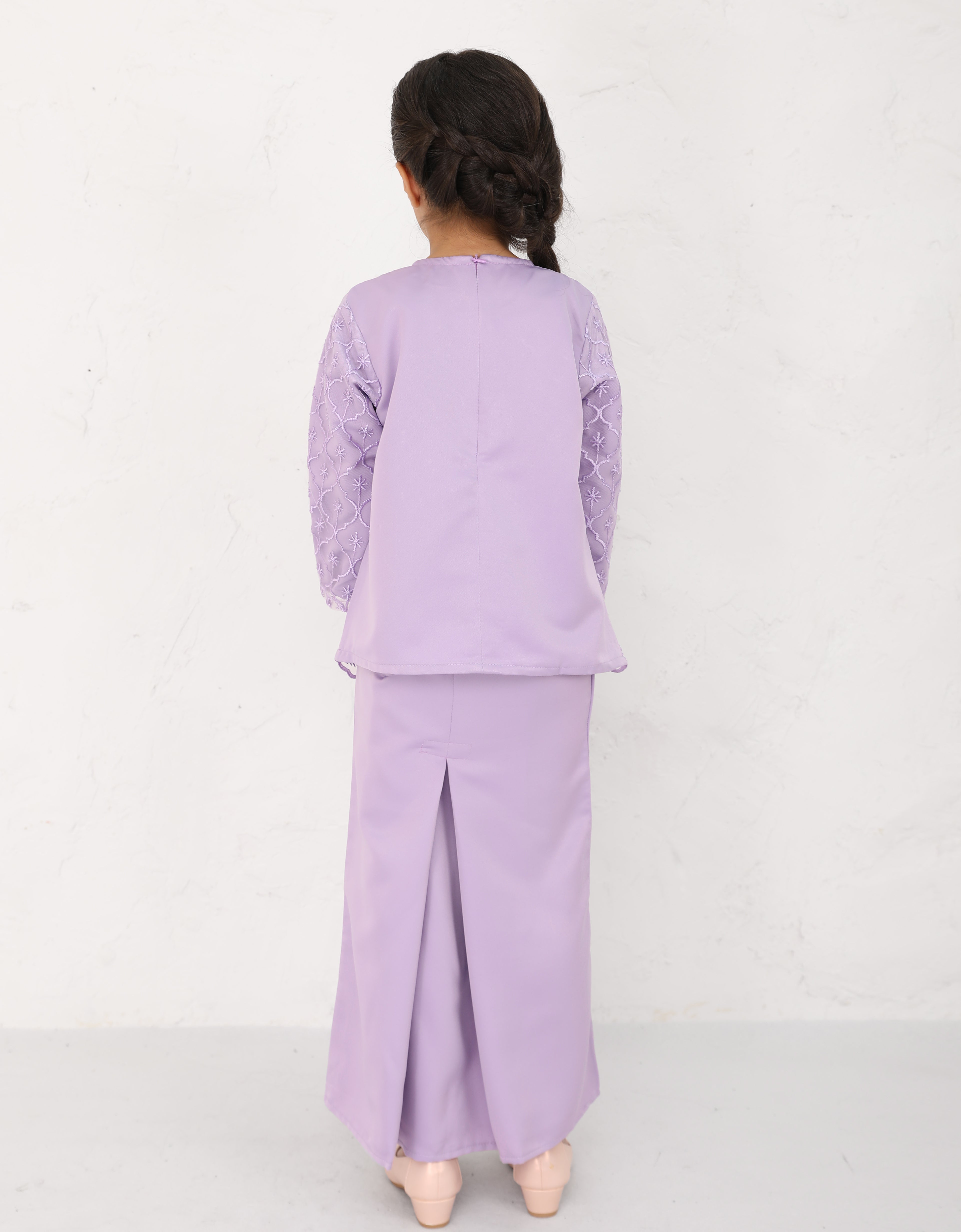 KIDS BAJU KURUNG KEDAH ADDARA (LILAC)