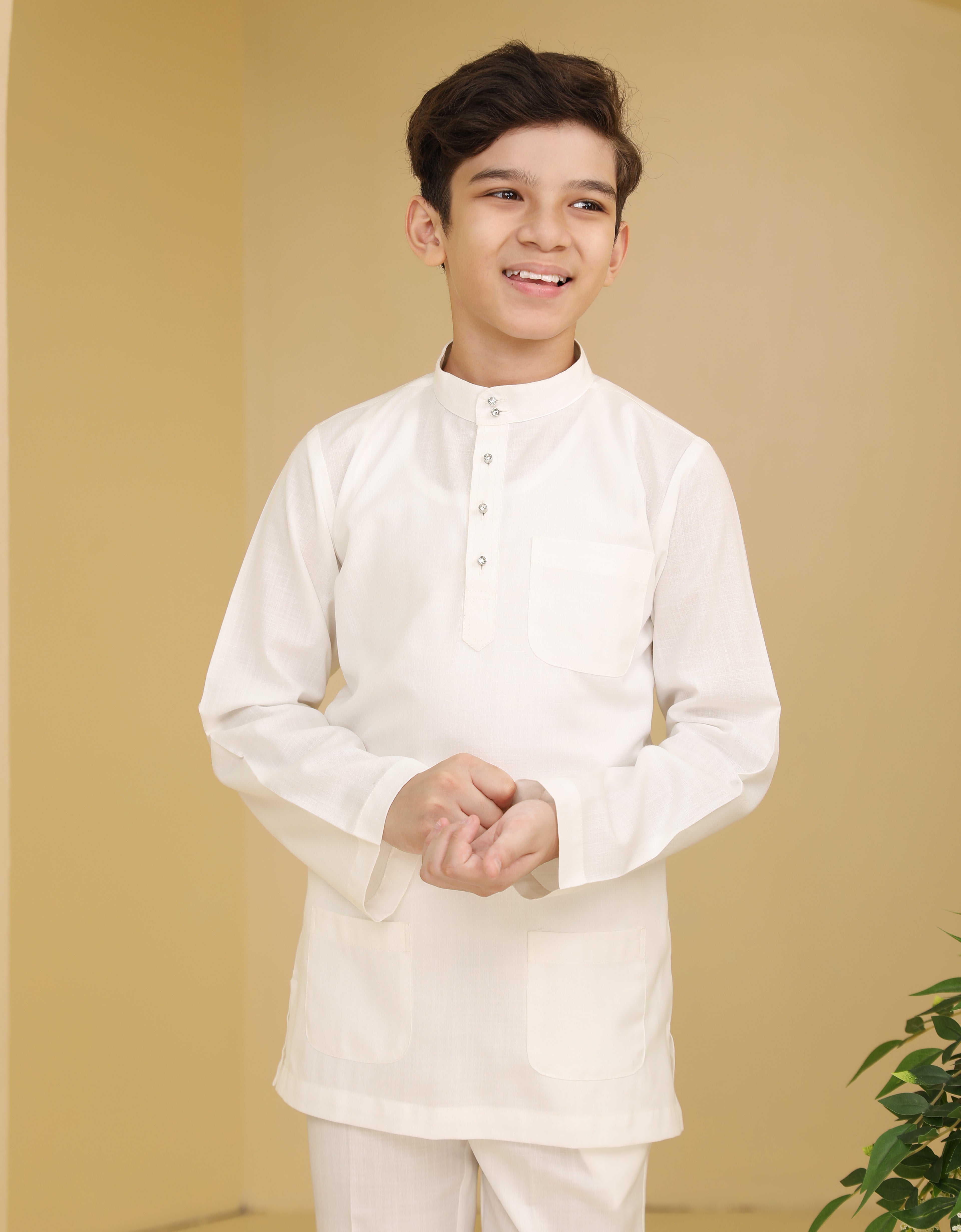 KIDS BAJU MELAYU ANDRE (OFF WHITE)