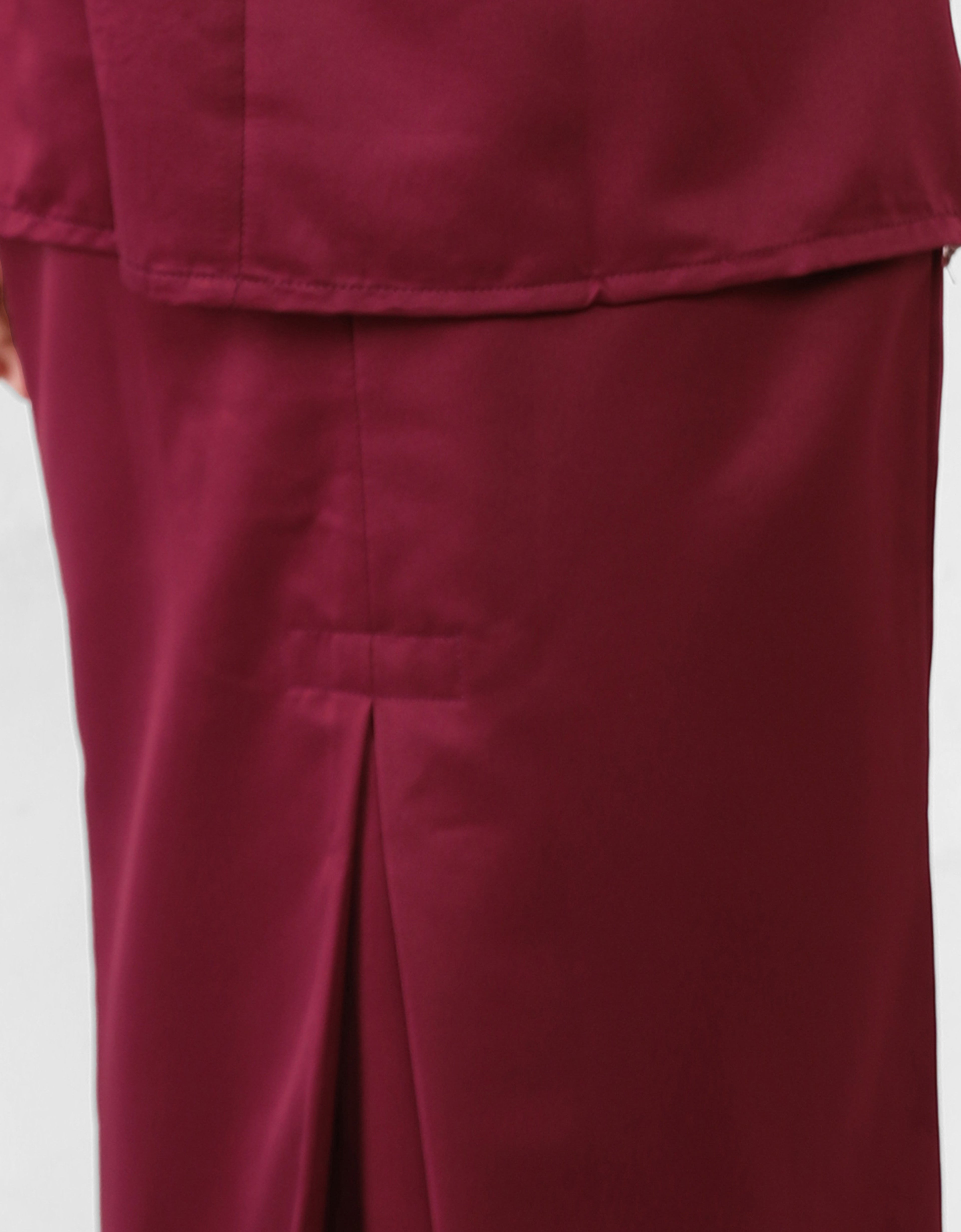 KIDS BAJU KURUNG KEDAH ANUHA (BURGUNDY)