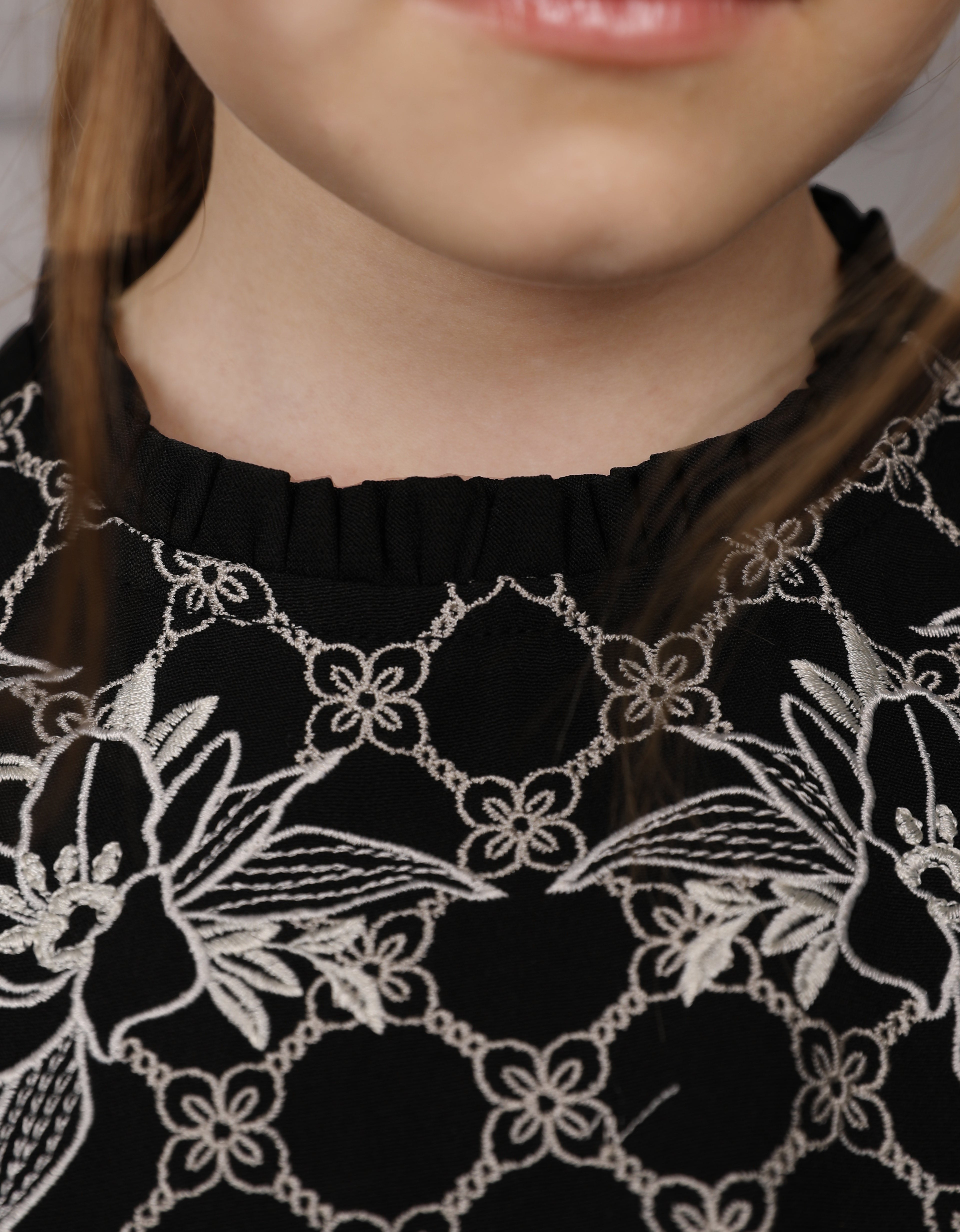 KIDS BAJU KURUNG KEDAH OVIDIA (BLACK)