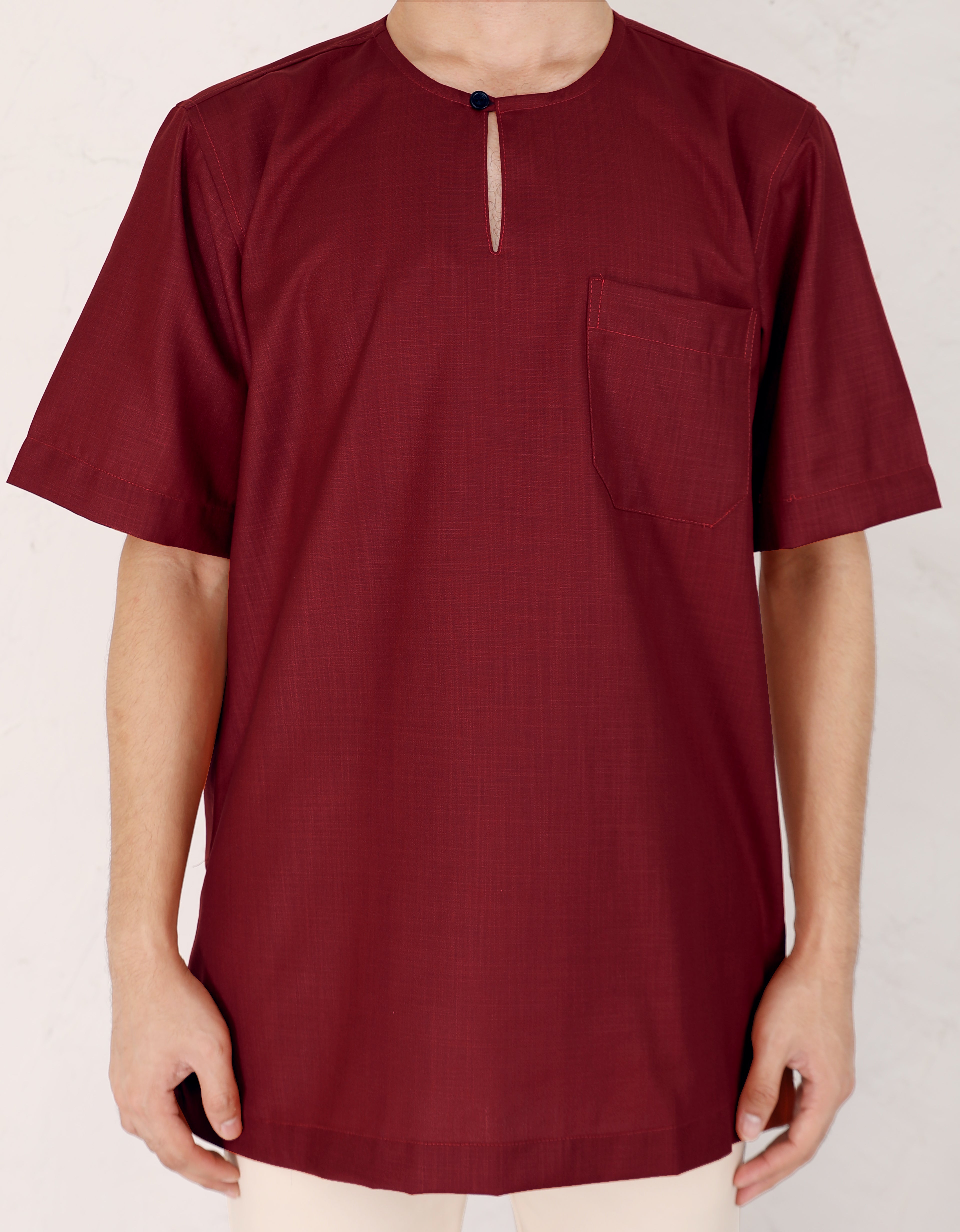 KURTA ADYAN S/S (MAROON)